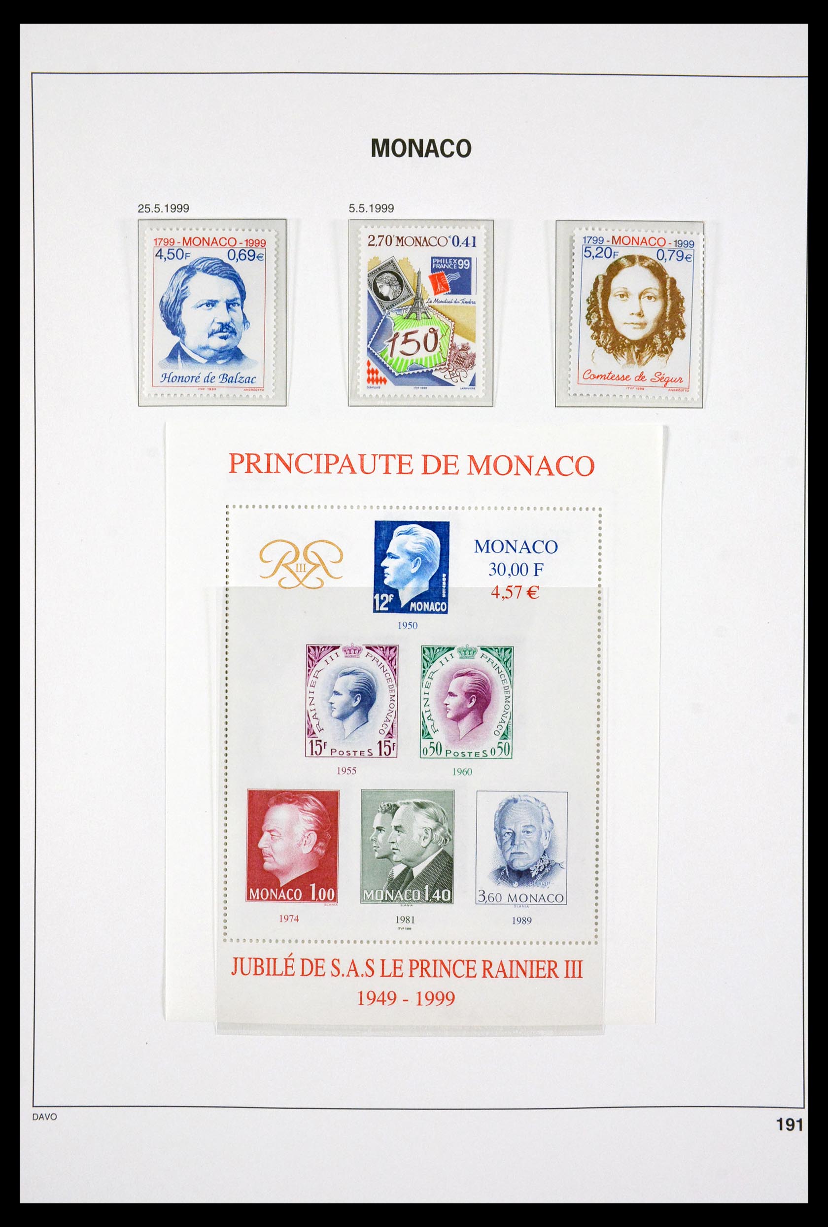 29695 270 - 29695 Monaco 1885-2001.