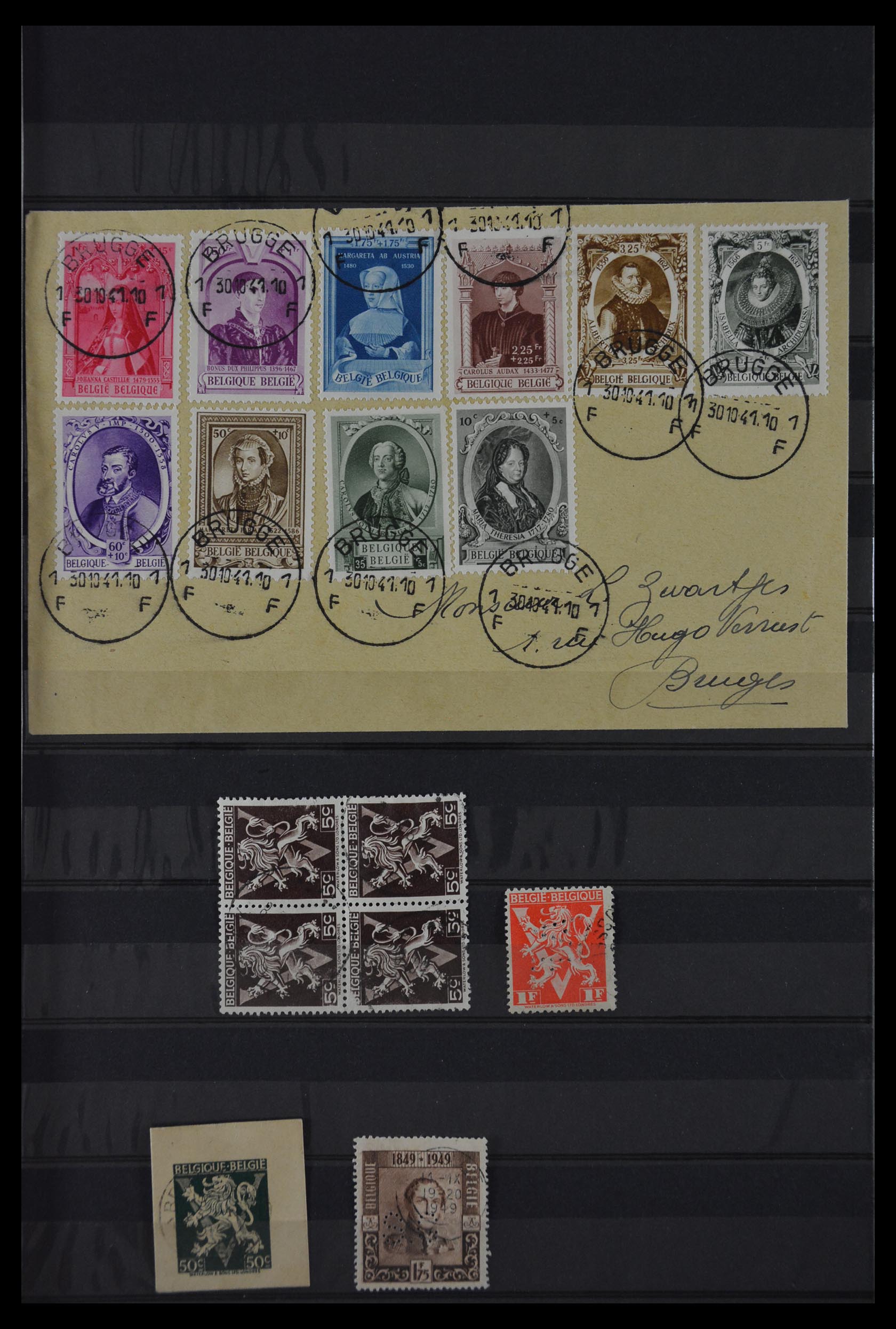29699 026 - 29699 Belgium 1849-1953.