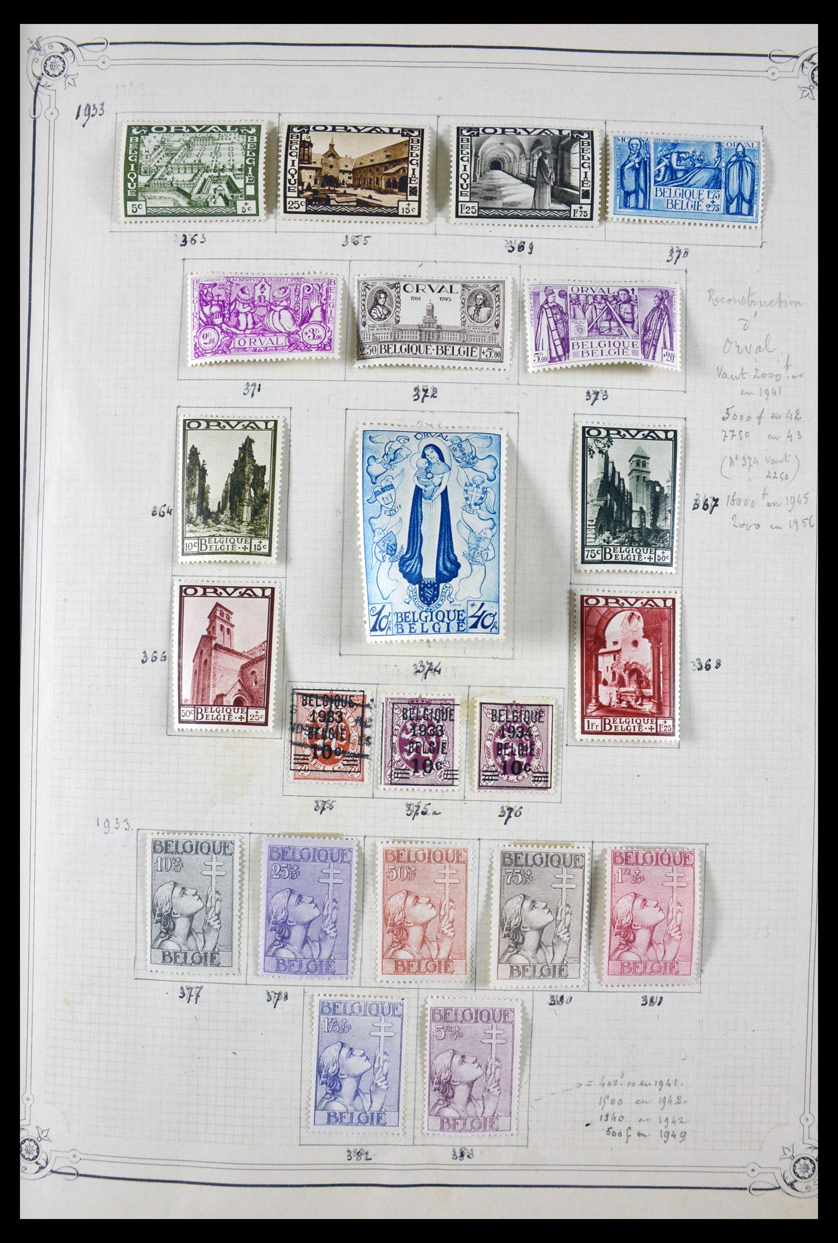 29705 026 - 29705 België 1859-1974.