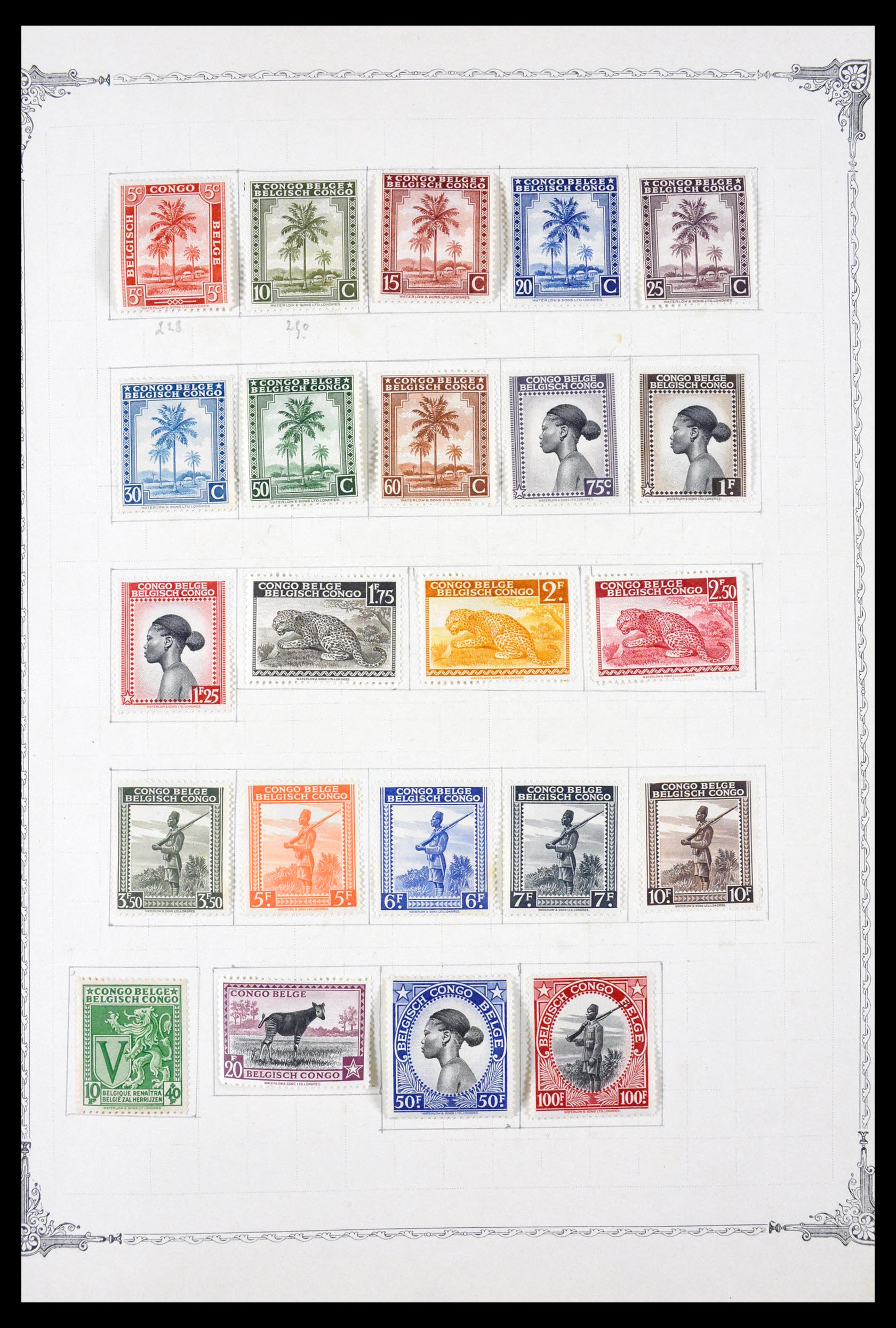 29712 012 - 29712 Belgian Congo and Ruanda Urundi 1886-1963.
