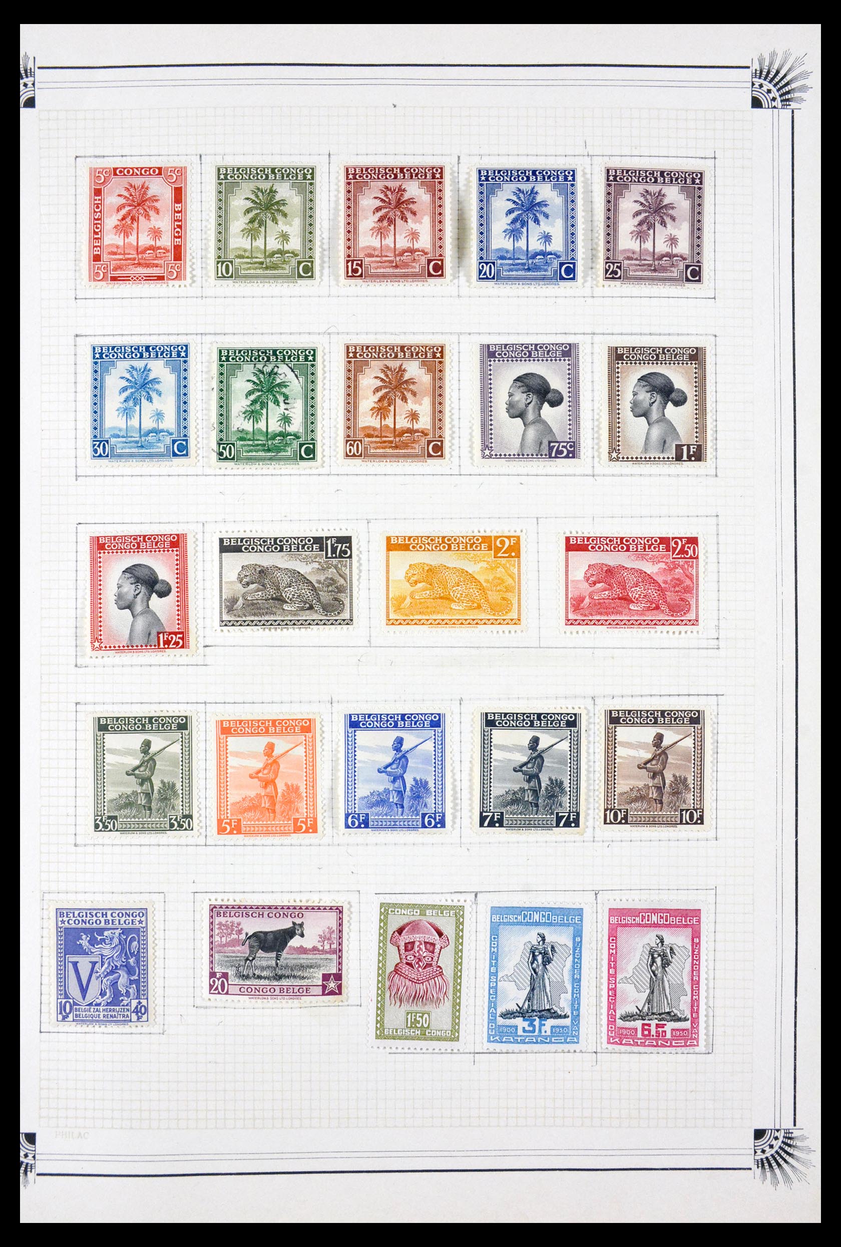29712 013 - 29712 Belgisch Congo en Ruanda Urundi 1886-1963.
