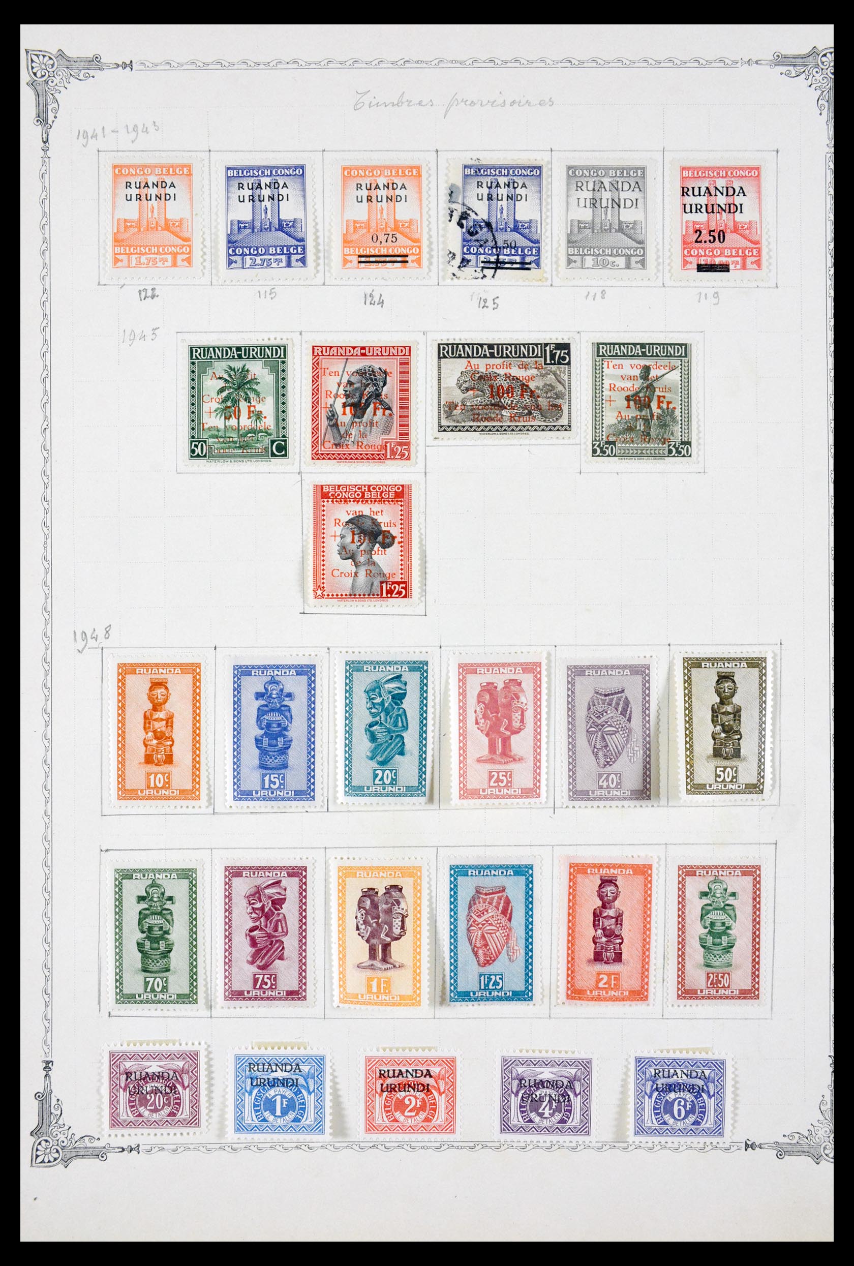 29712 033 - 29712 Belgisch Congo en Ruanda Urundi 1886-1963.
