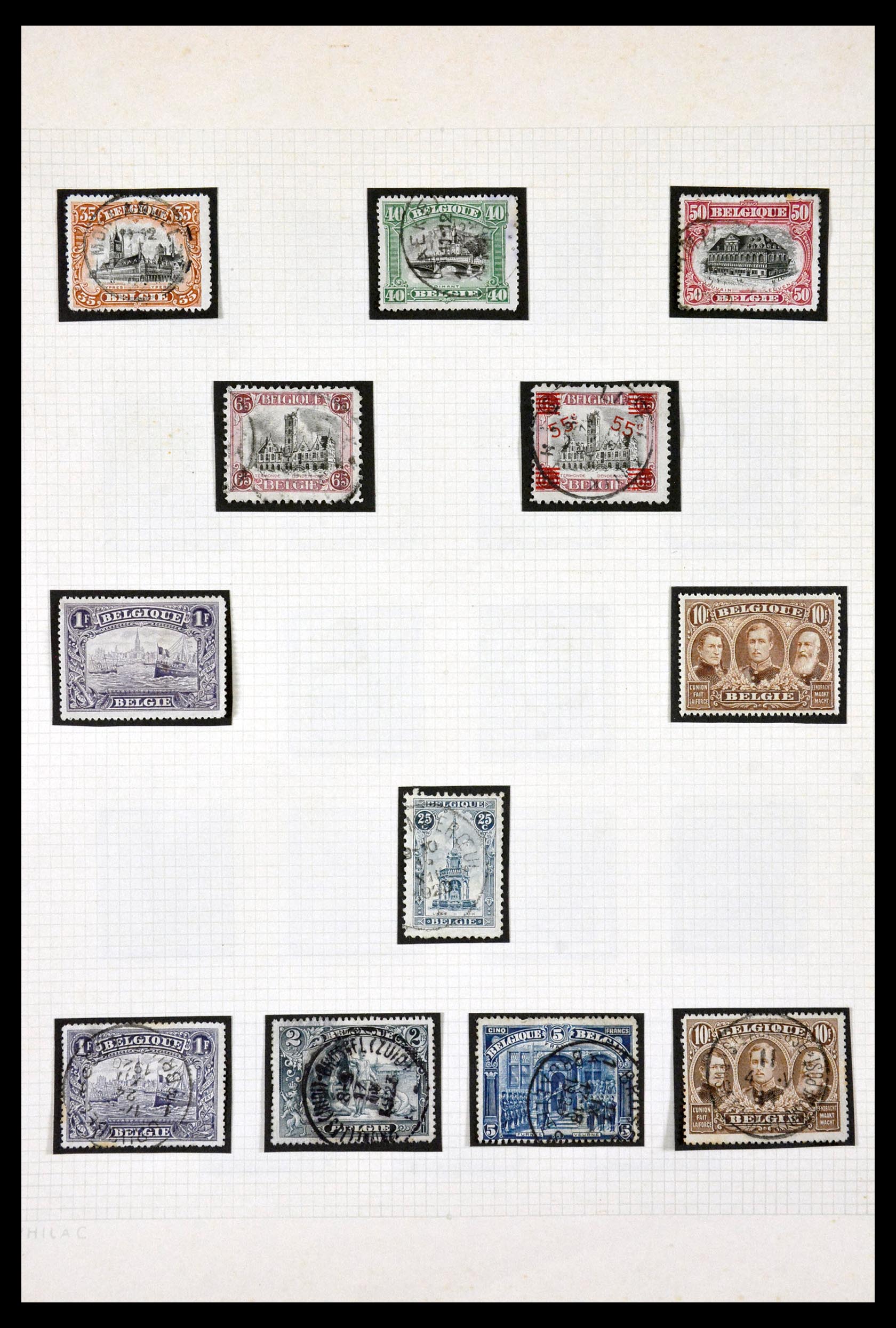 29713 013 - 29713 België 1858-1953.