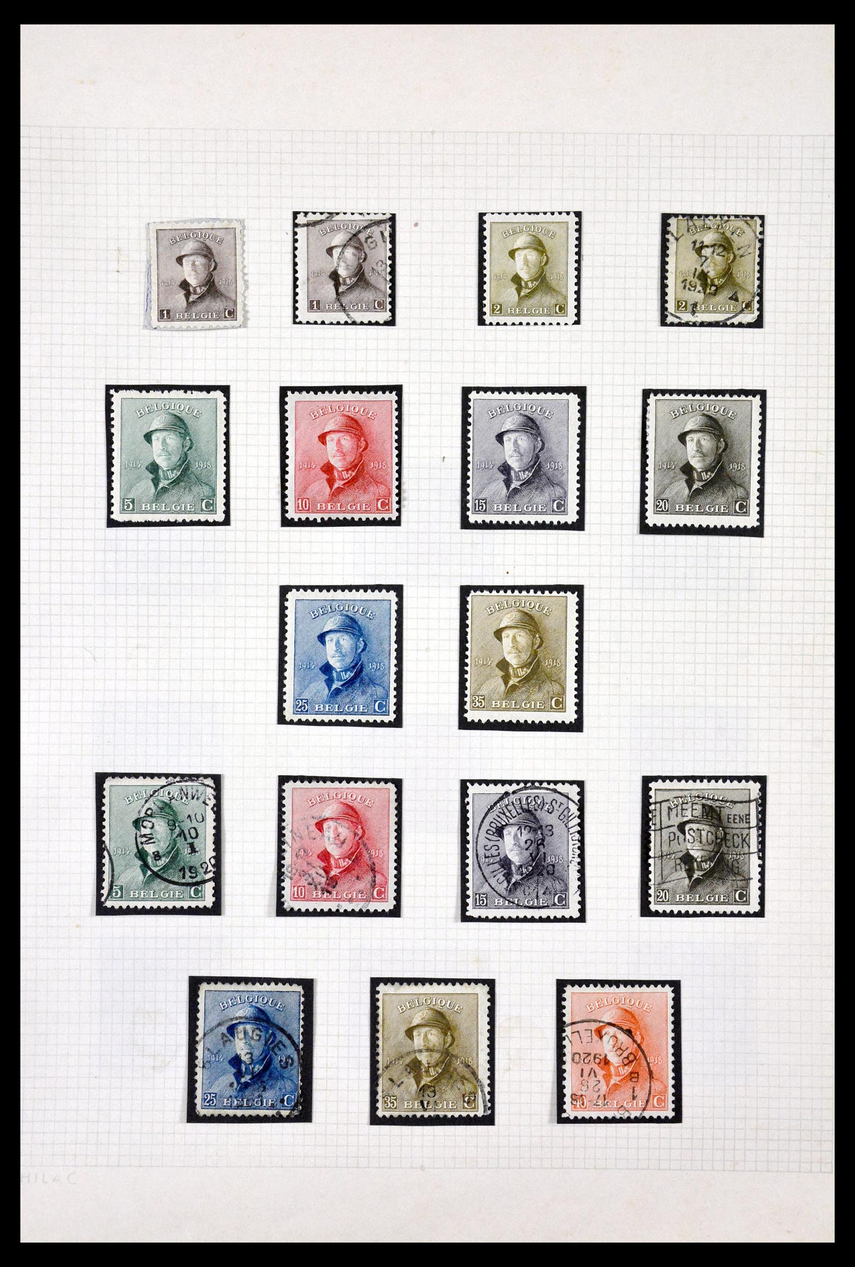 29713 014 - 29713 België 1858-1953.