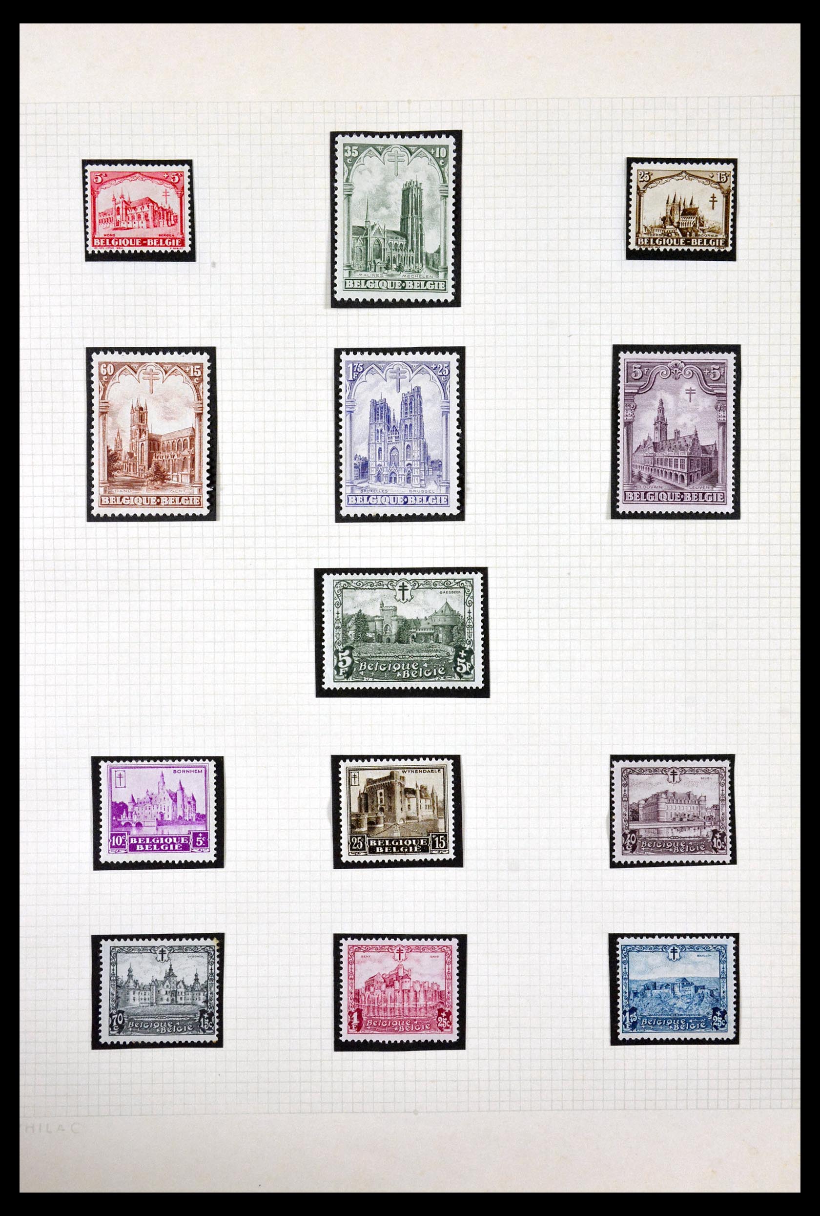 29713 023 - 29713 België 1858-1953.