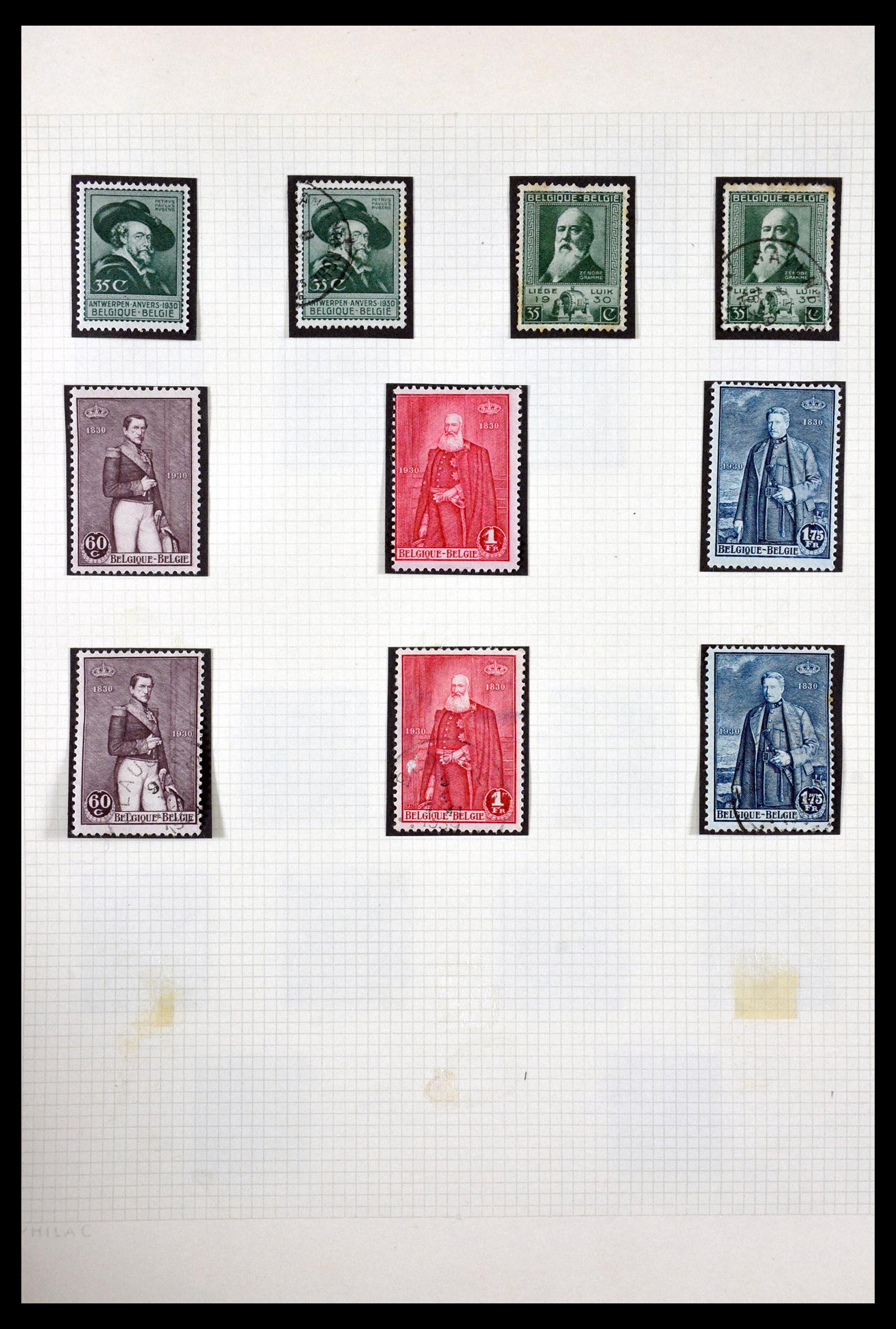 29713 027 - 29713 België 1858-1953.
