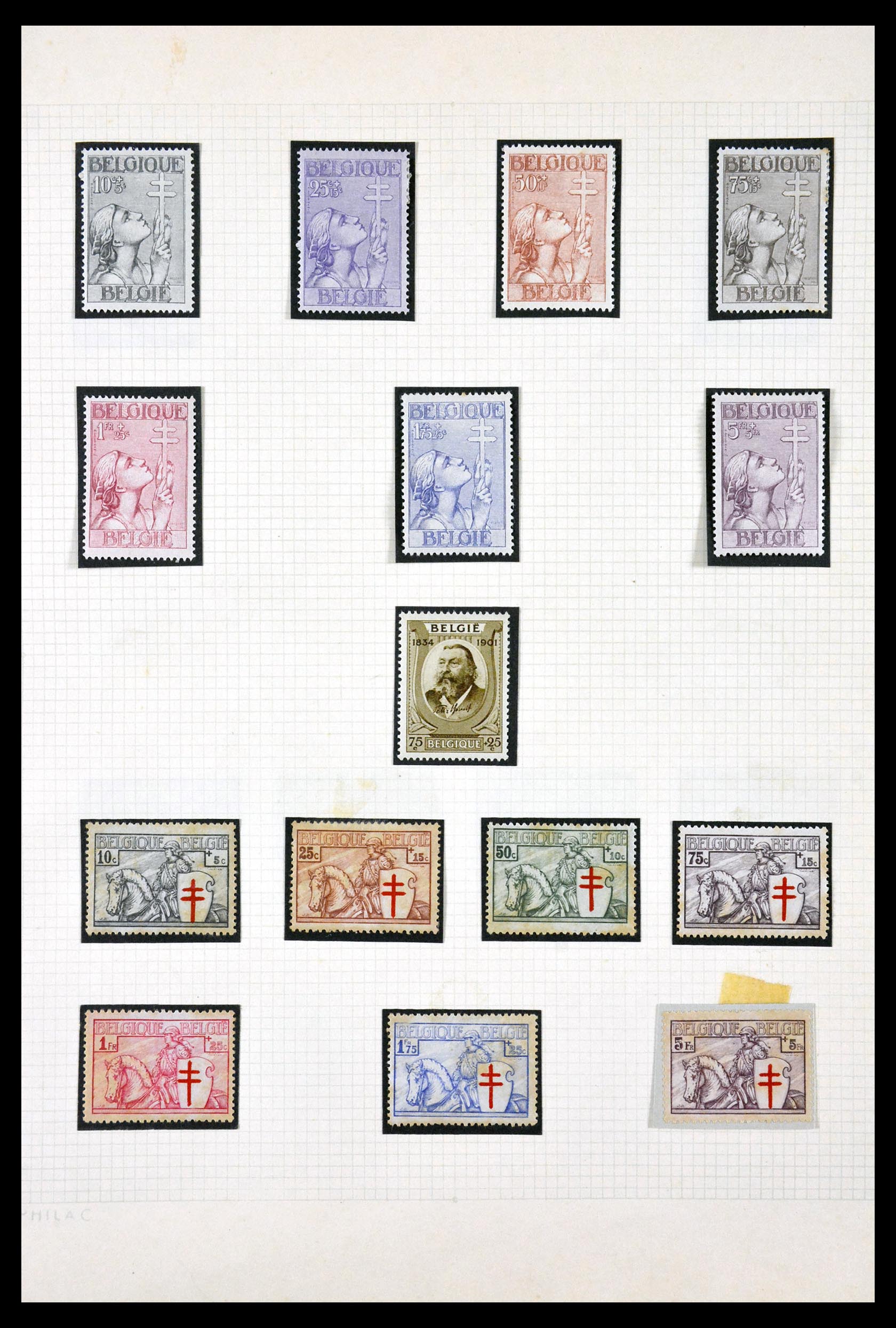29713 032 - 29713 België 1858-1953.