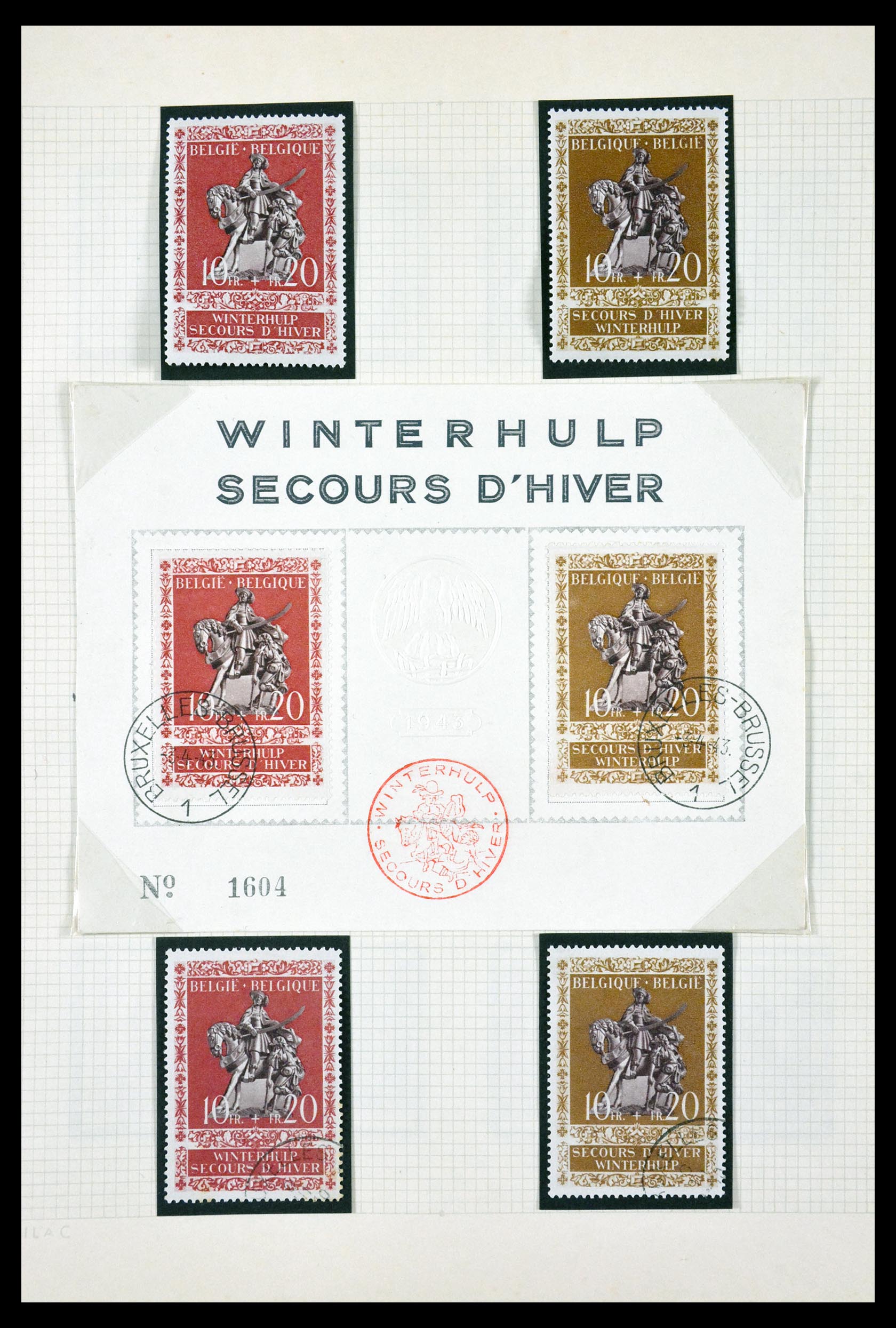 29713 075 - 29713 Belgium 1858-1953.