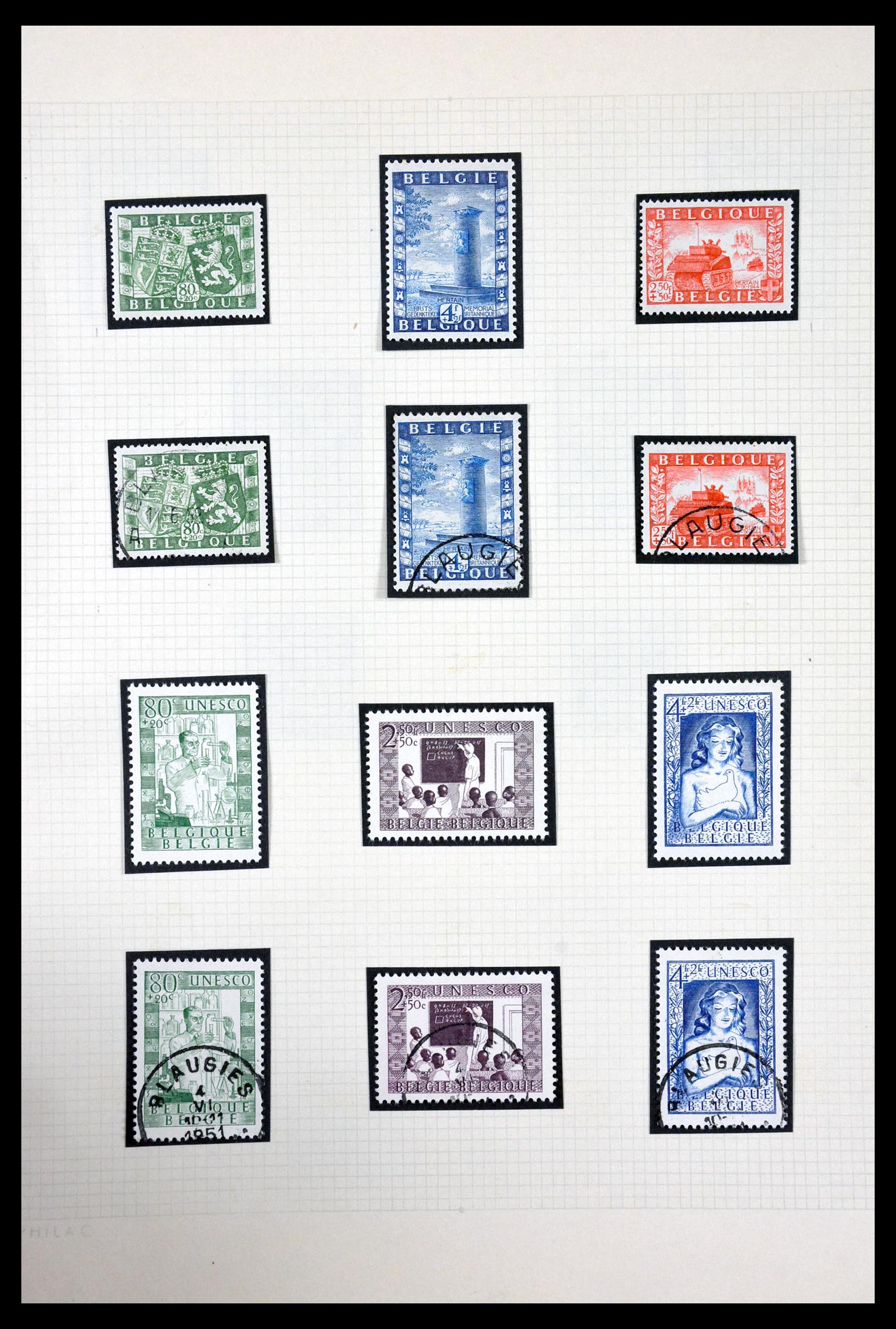 29713 107 - 29713 Belgium 1858-1953.