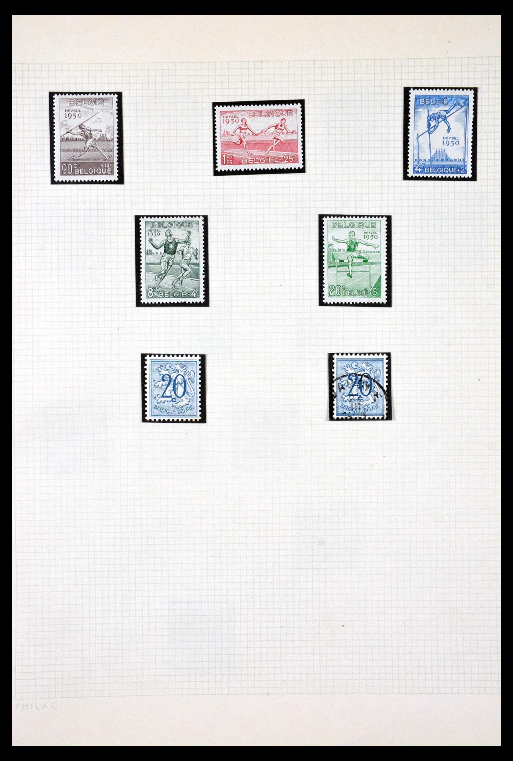 29713 108 - 29713 Belgium 1858-1953.