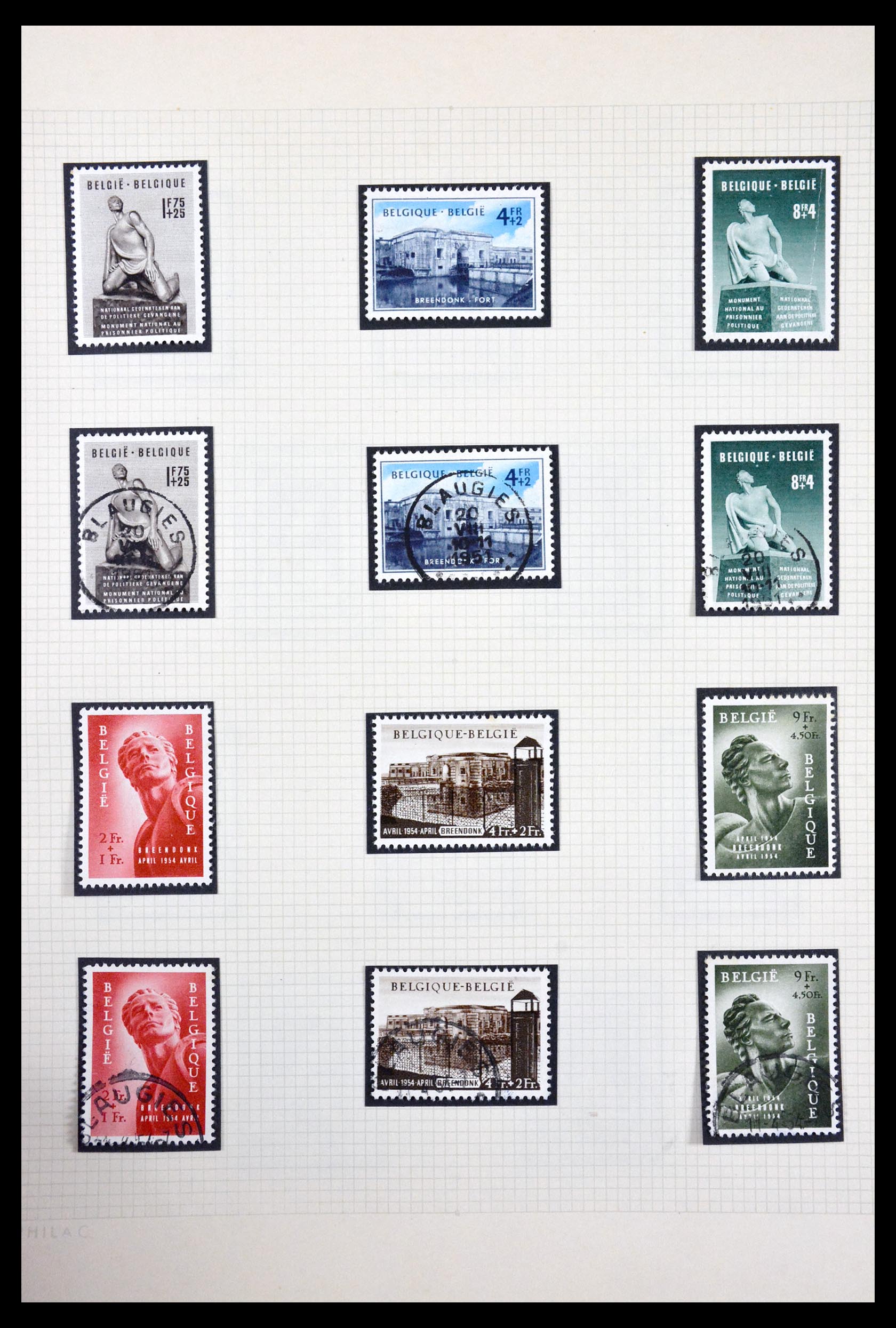 29713 110 - 29713 Belgium 1858-1953.