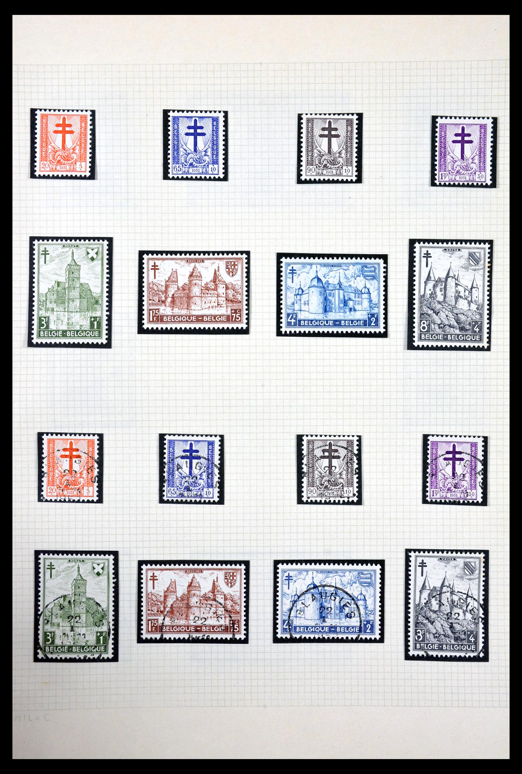 29713 112 - 29713 Belgium 1858-1953.