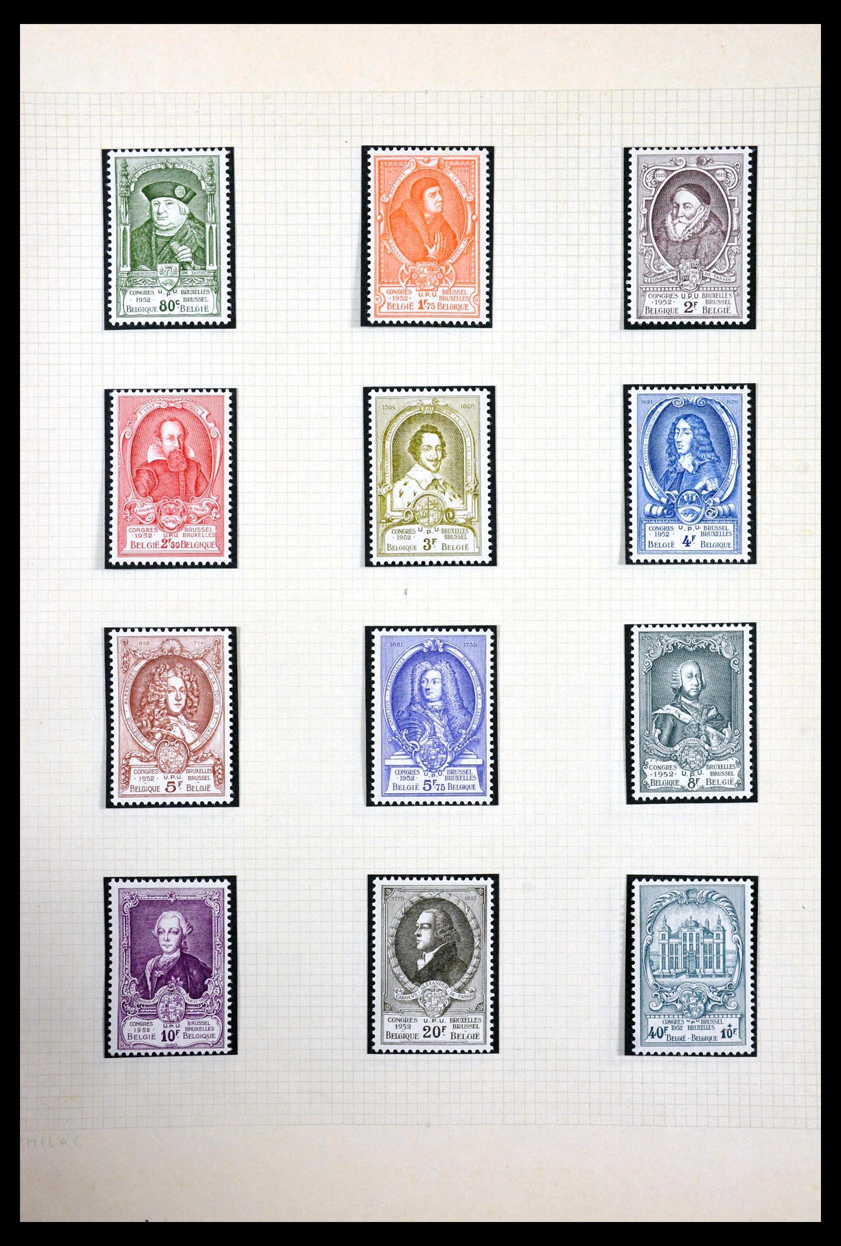 29713 114 - 29713 Belgium 1858-1953.