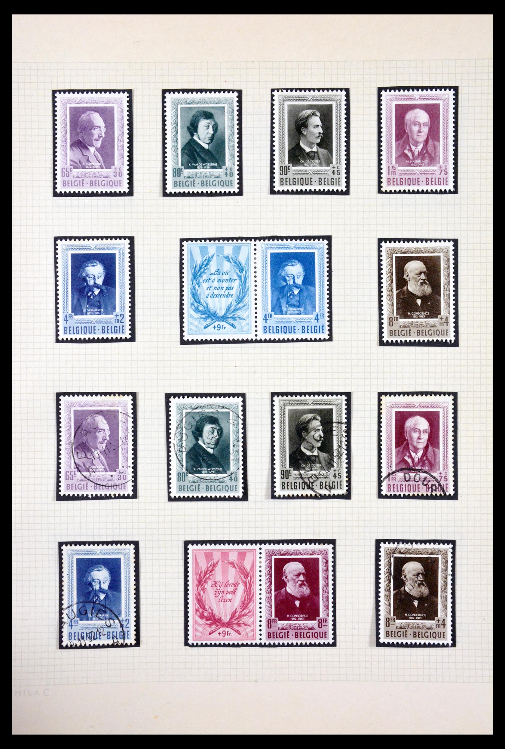 29713 116 - 29713 Belgium 1858-1953.