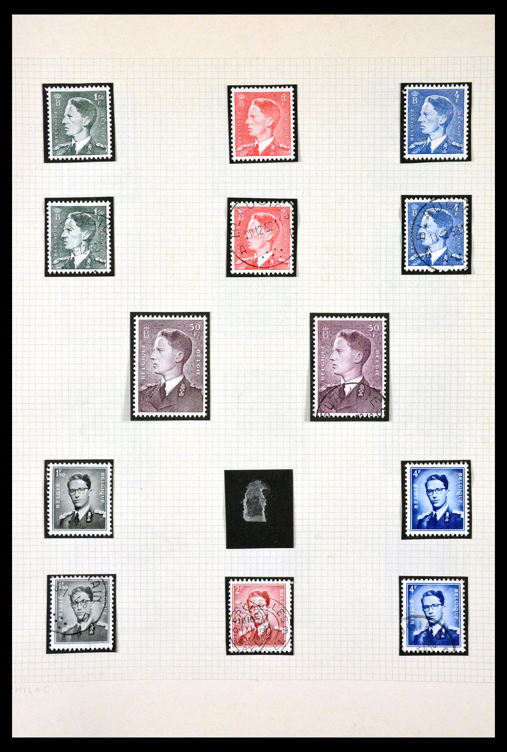 29713 118 - 29713 Belgium 1858-1953.