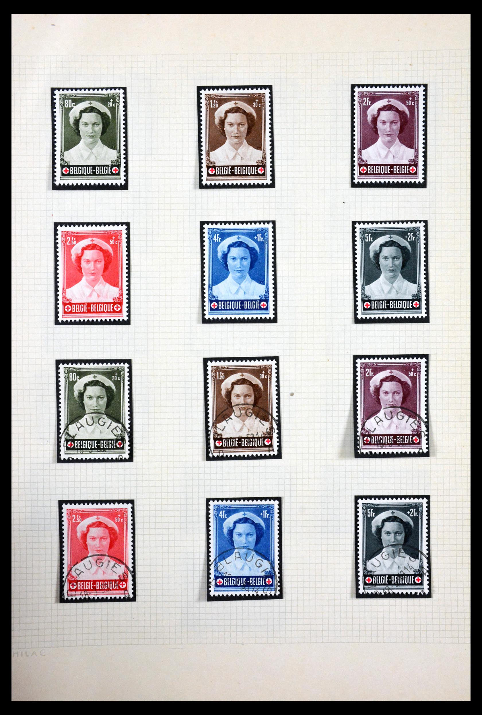 29713 119 - 29713 Belgium 1858-1953.