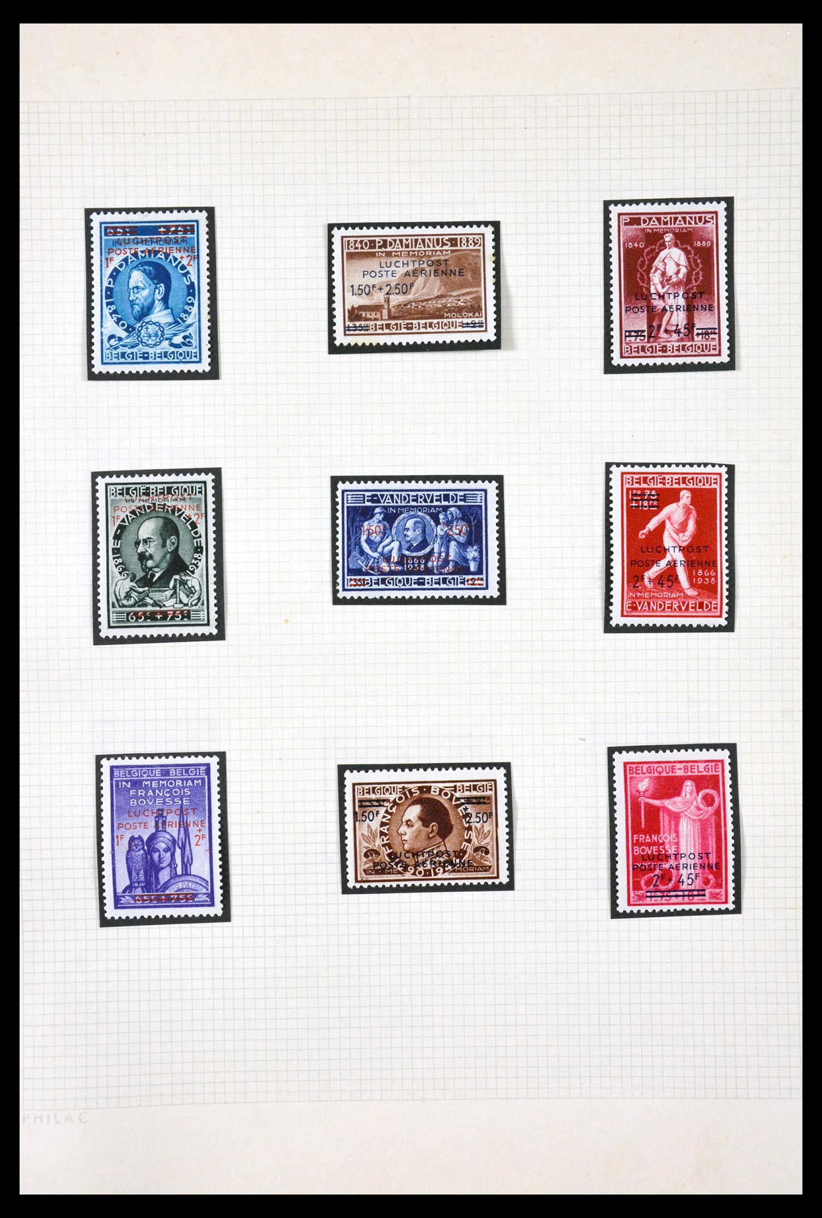 29713 121 - 29713 Belgium 1858-1953.