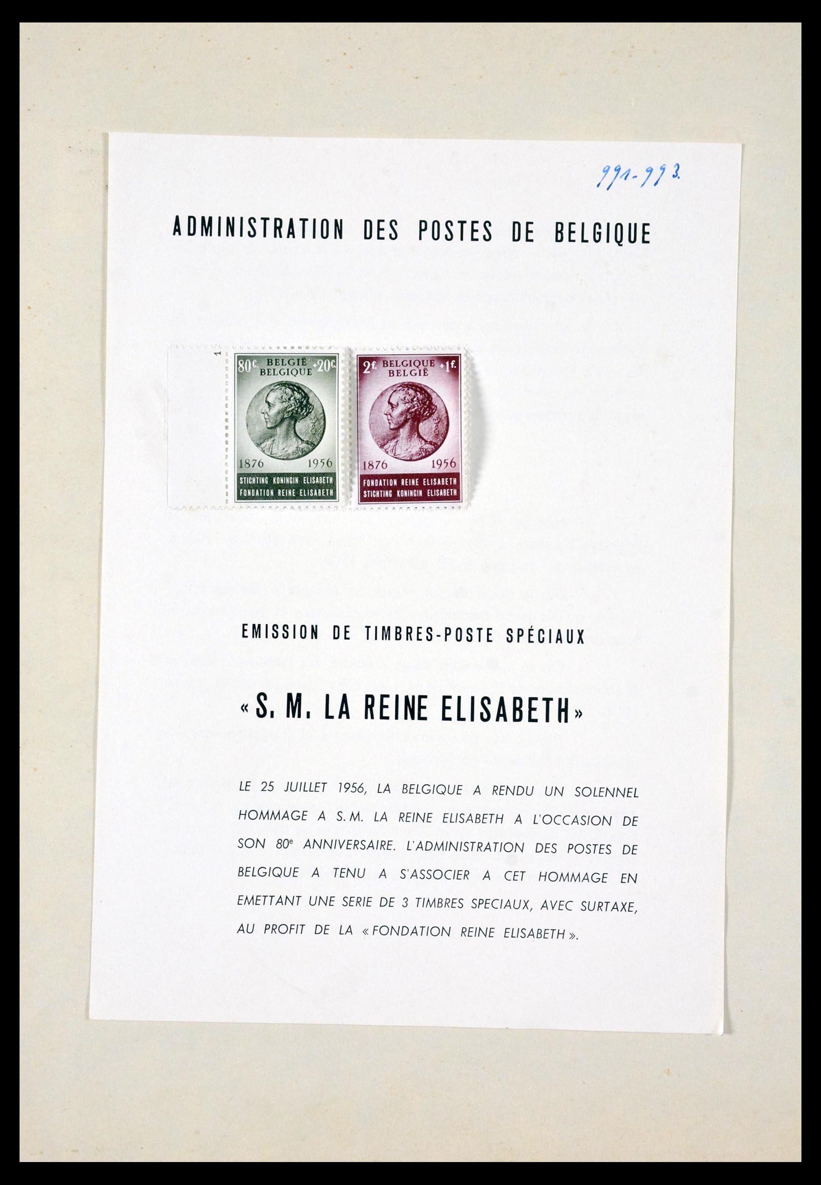 29713 147 - 29713 Belgium 1858-1953.