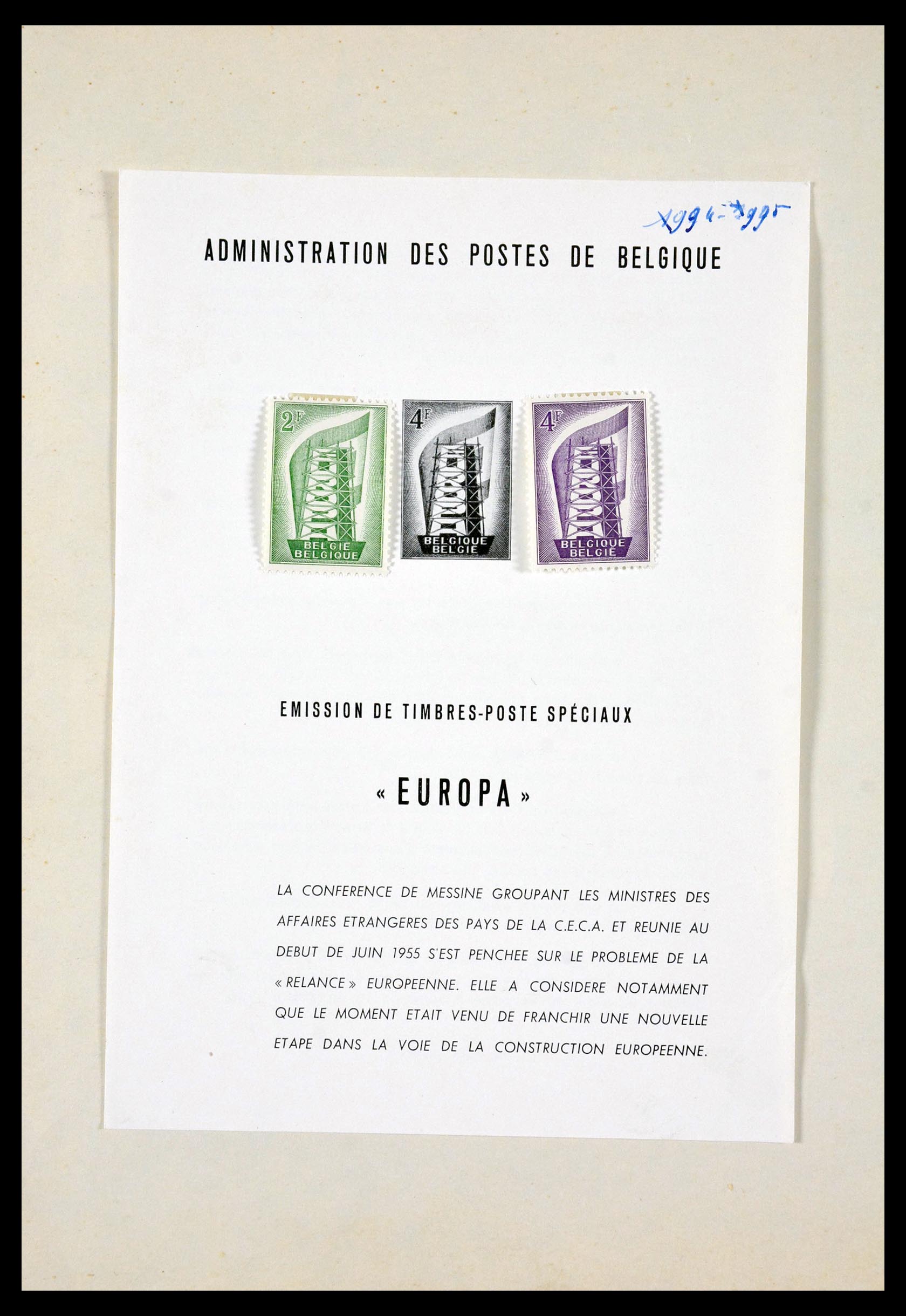 29713 149 - 29713 Belgium 1858-1953.