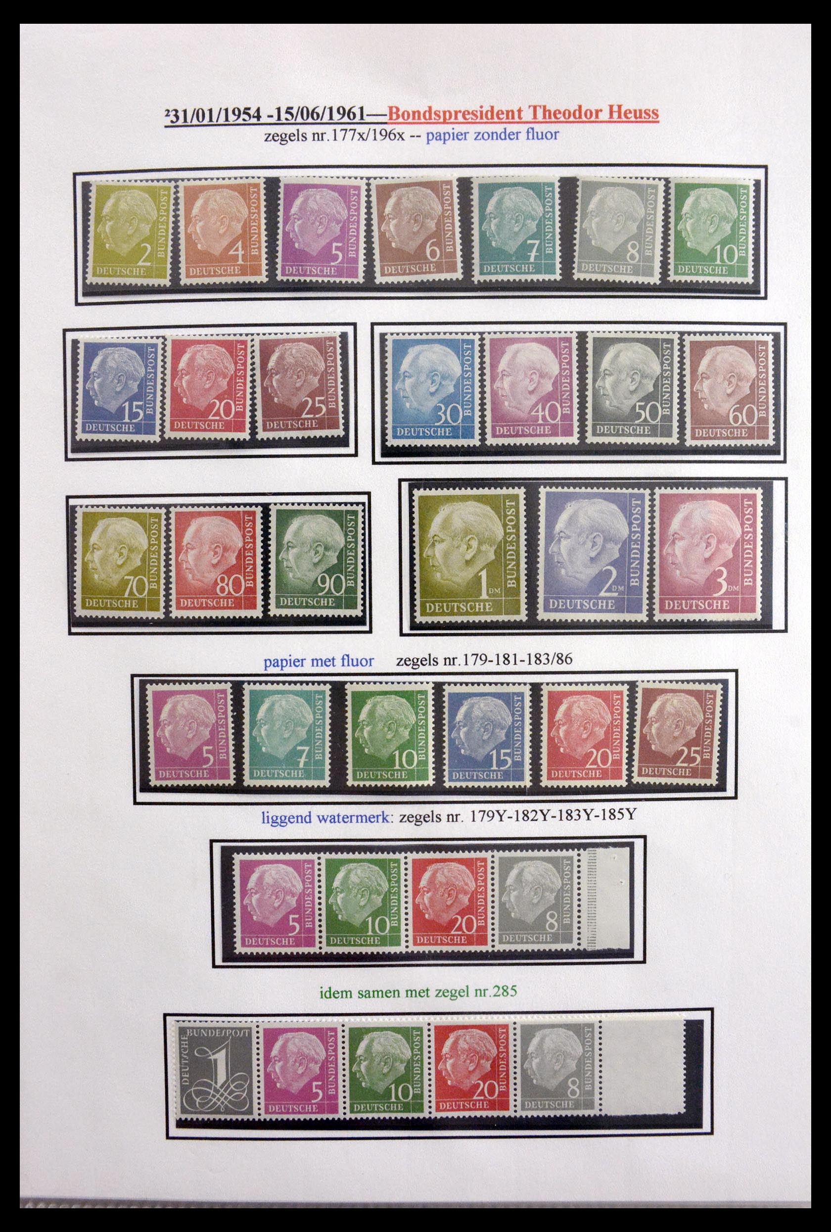 29715 007 - 29715 Bundespost 1949-2000.