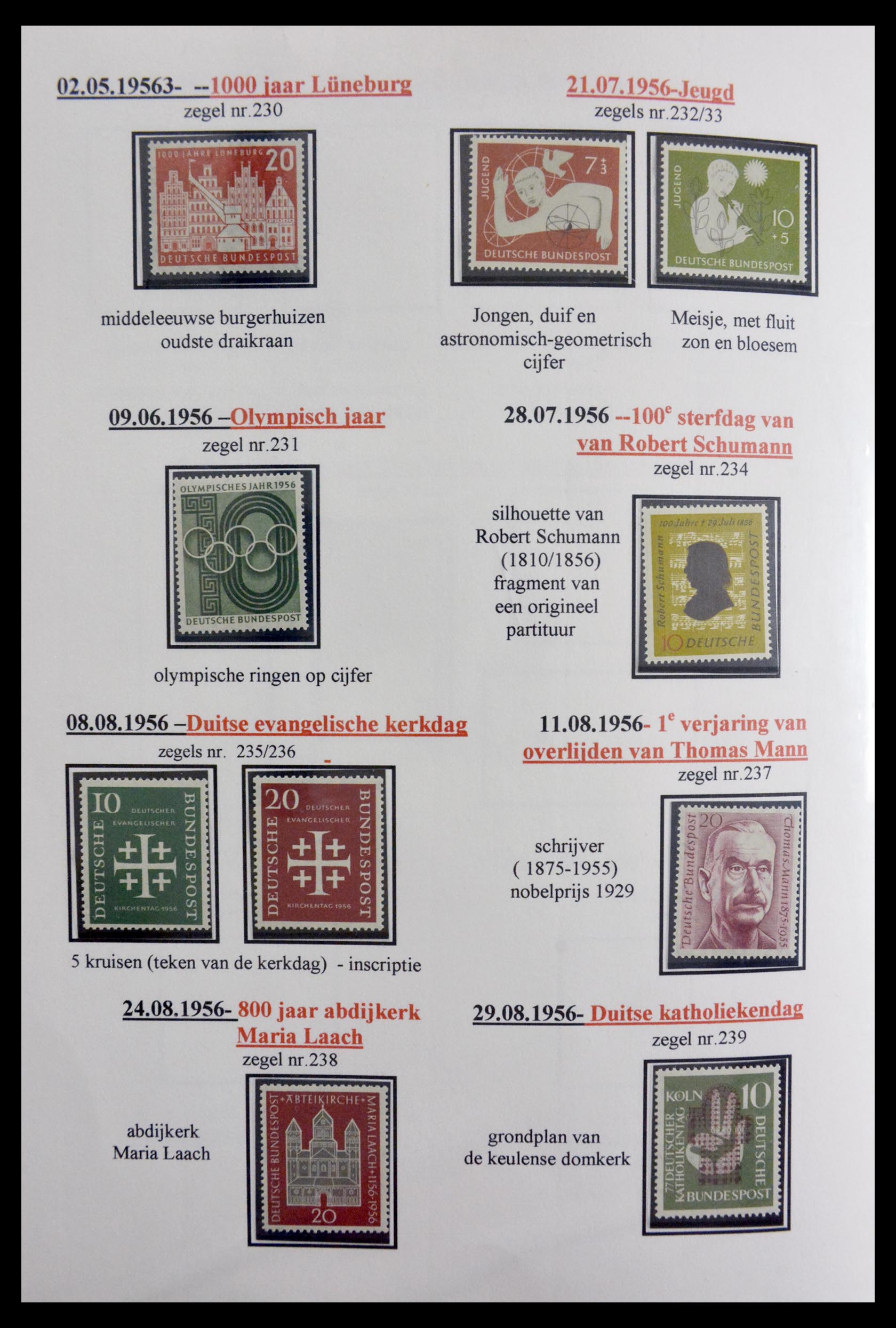 29715 013 - 29715 Bundespost 1949-2000.