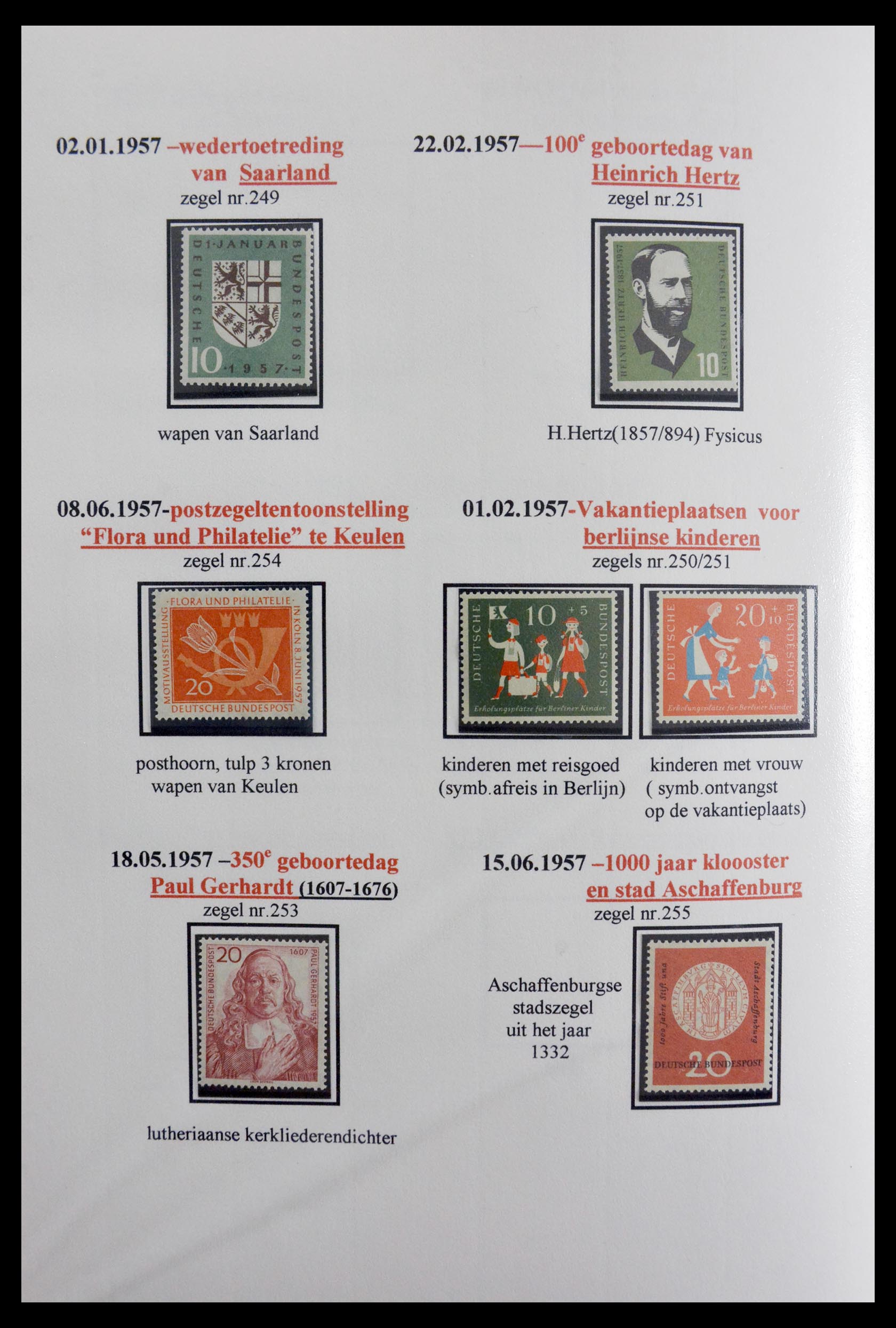29715 015 - 29715 Bundespost 1949-2000.