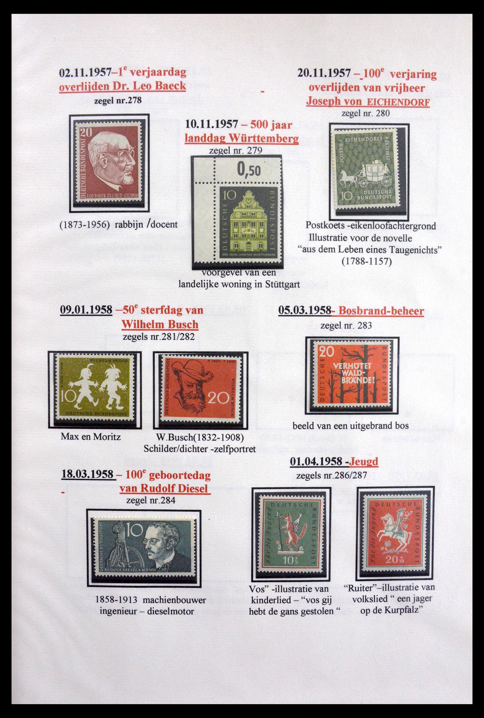 29715 018 - 29715 Bundespost 1949-2000.