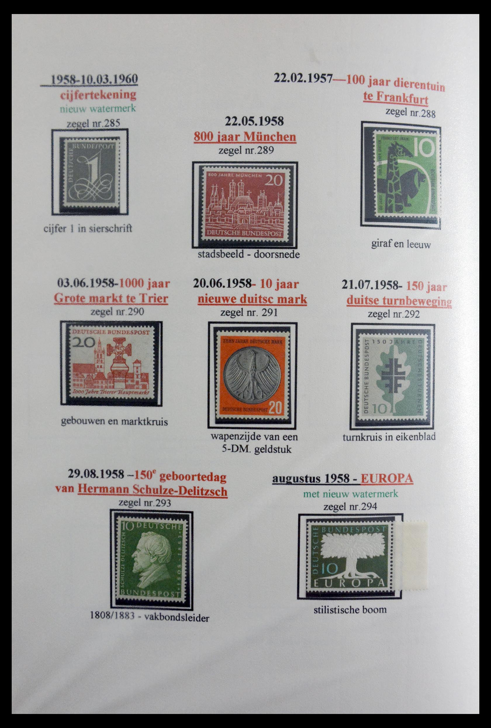 29715 019 - 29715 Bundespost 1949-2000.