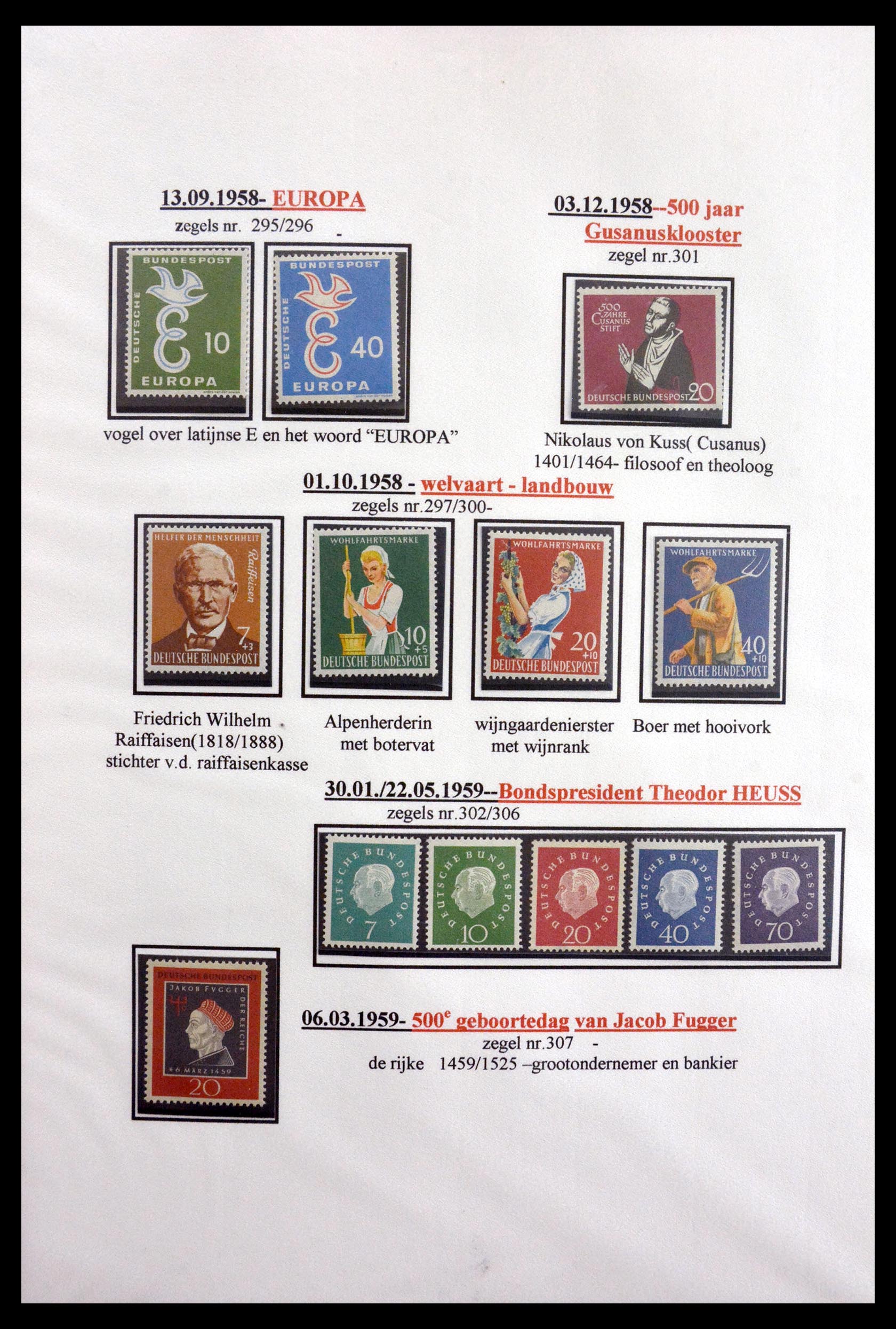 29715 020 - 29715 Bundespost 1949-2000.