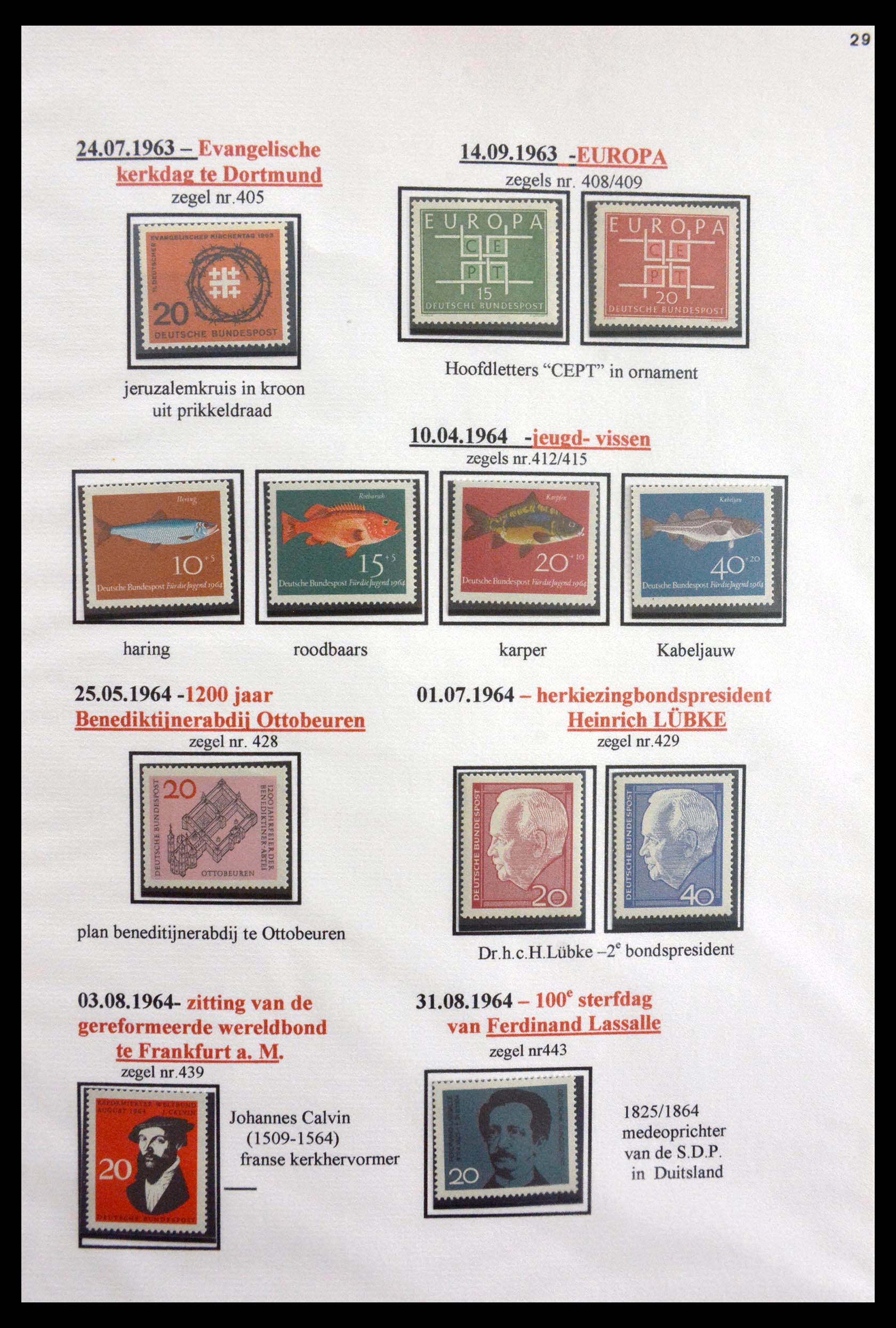29715 030 - 29715 Bundespost 1949-2000.