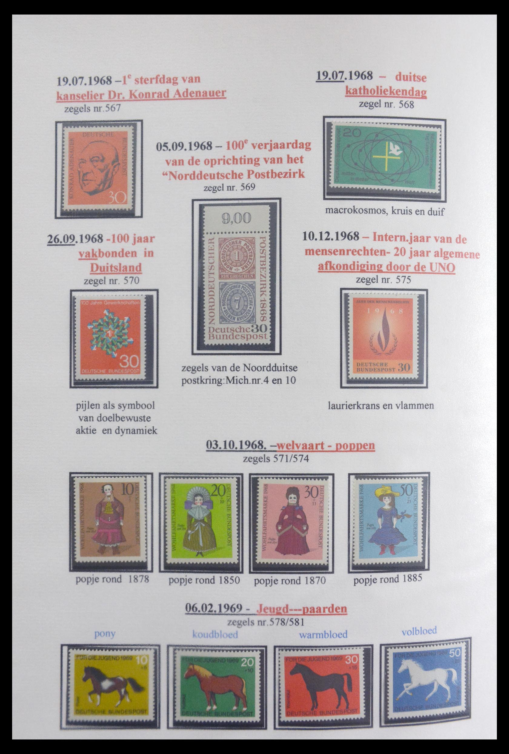 29715 043 - 29715 Bundespost 1949-2000.