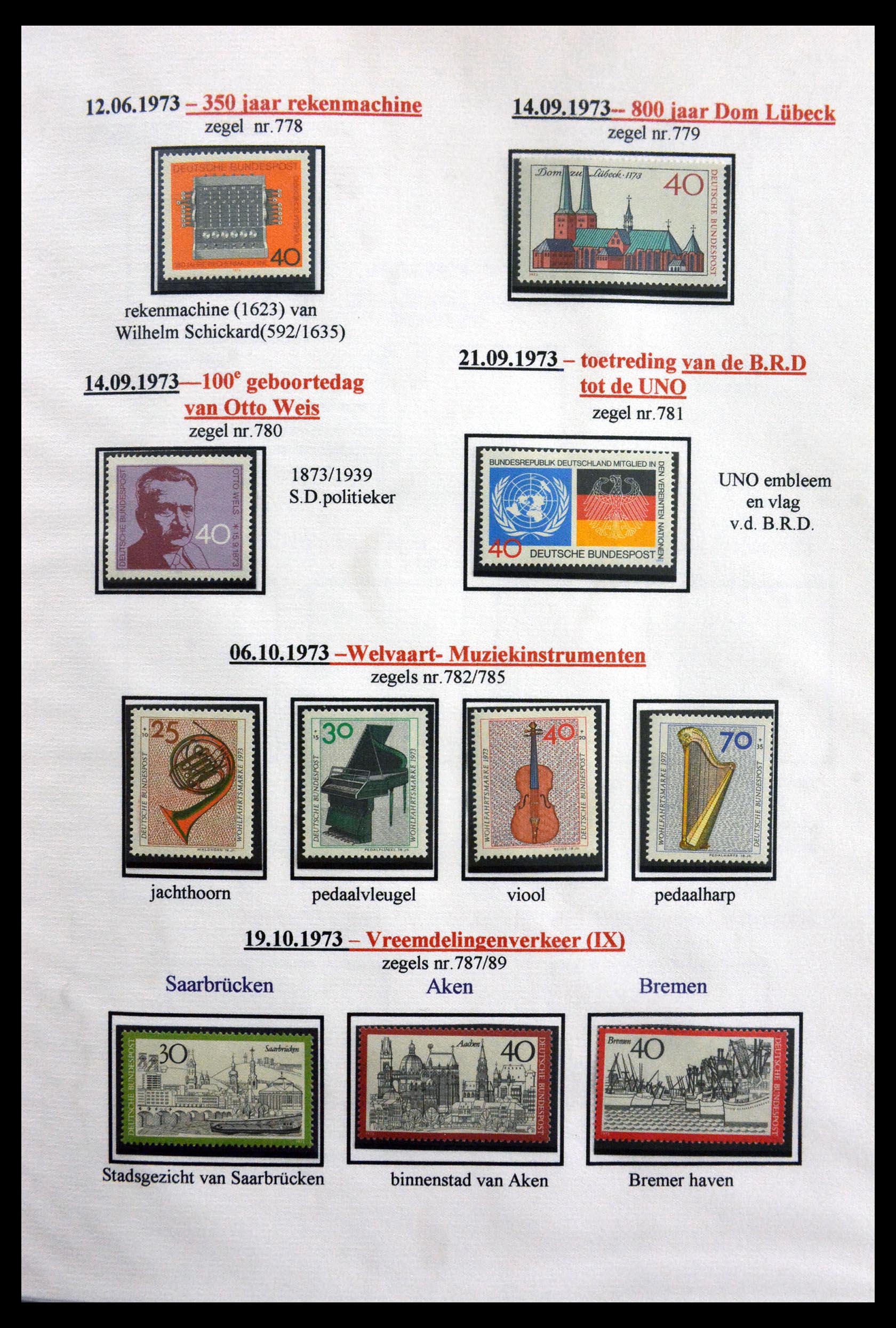 29715 061 - 29715 Bundespost 1949-2000.