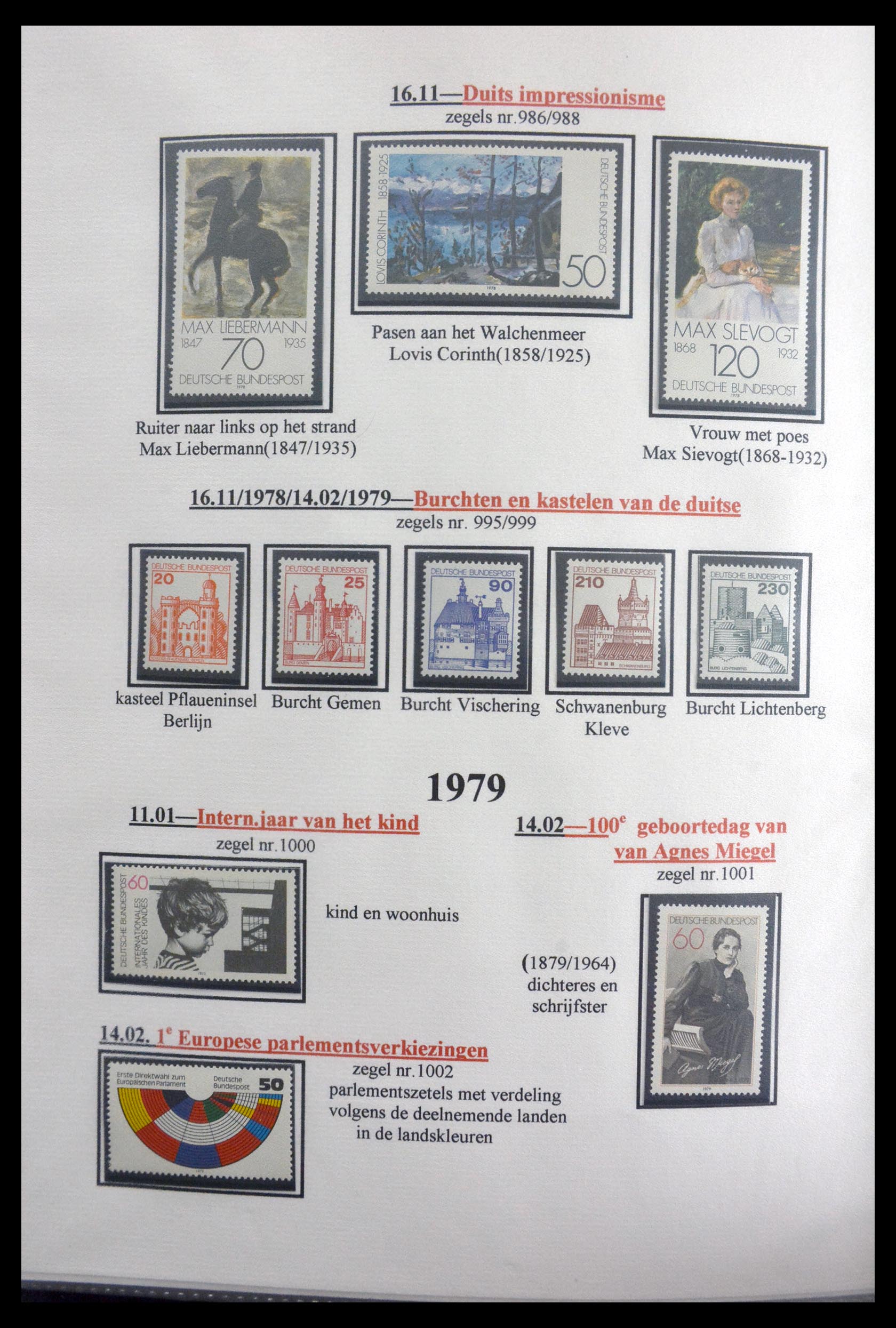 29715 080 - 29715 Bundespost 1949-2000.