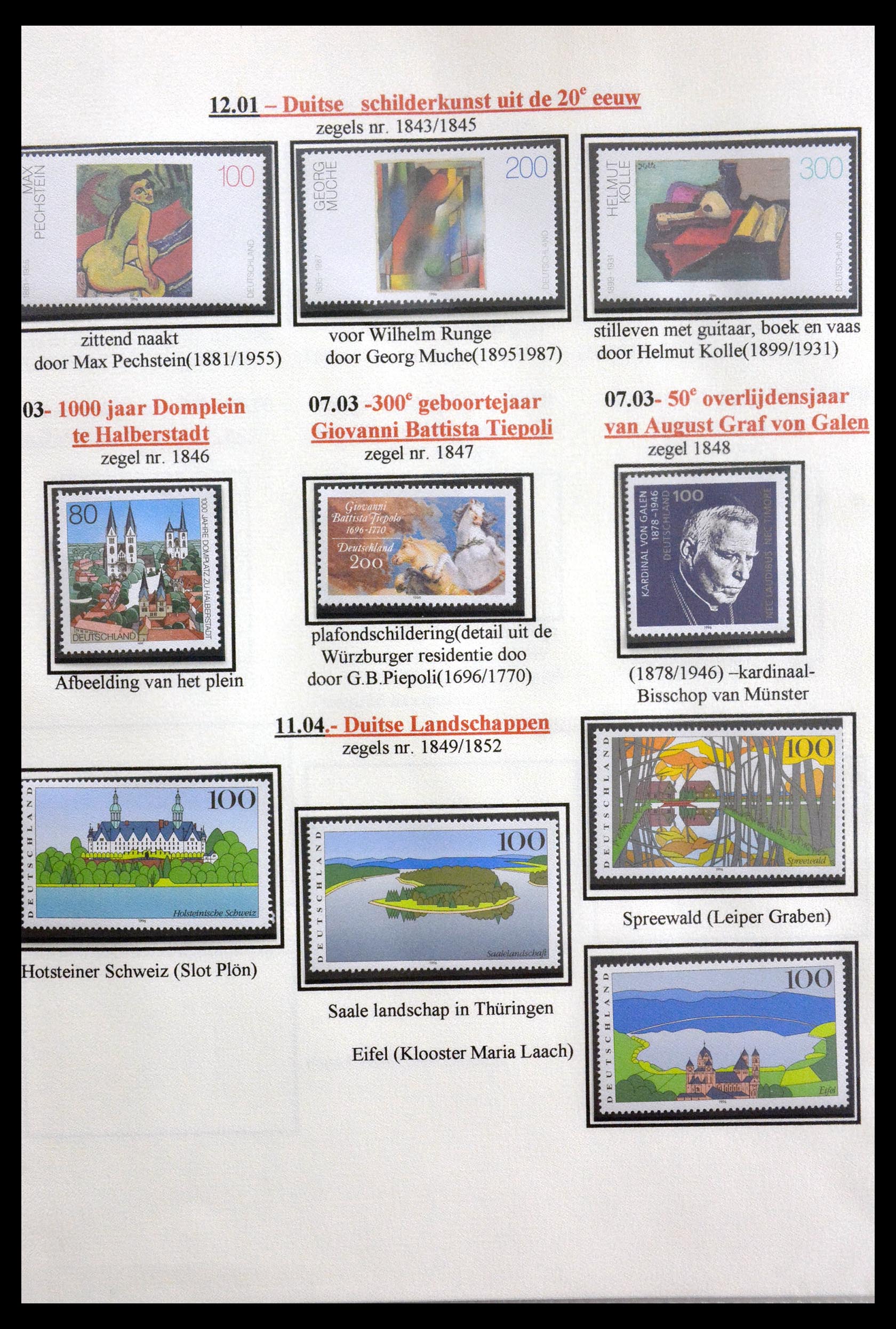 29715 162 - 29715 Bundespost 1949-2000.