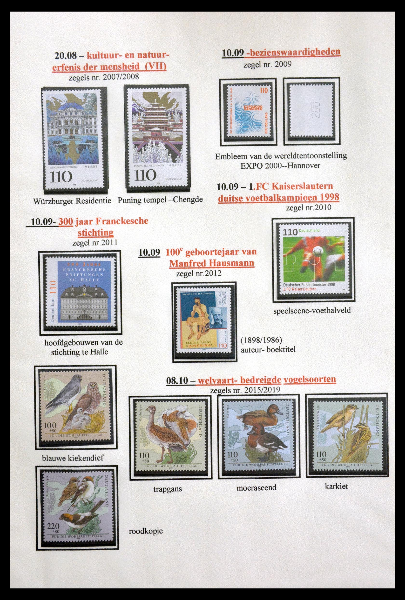 29715 177 - 29715 Bundespost 1949-2000.