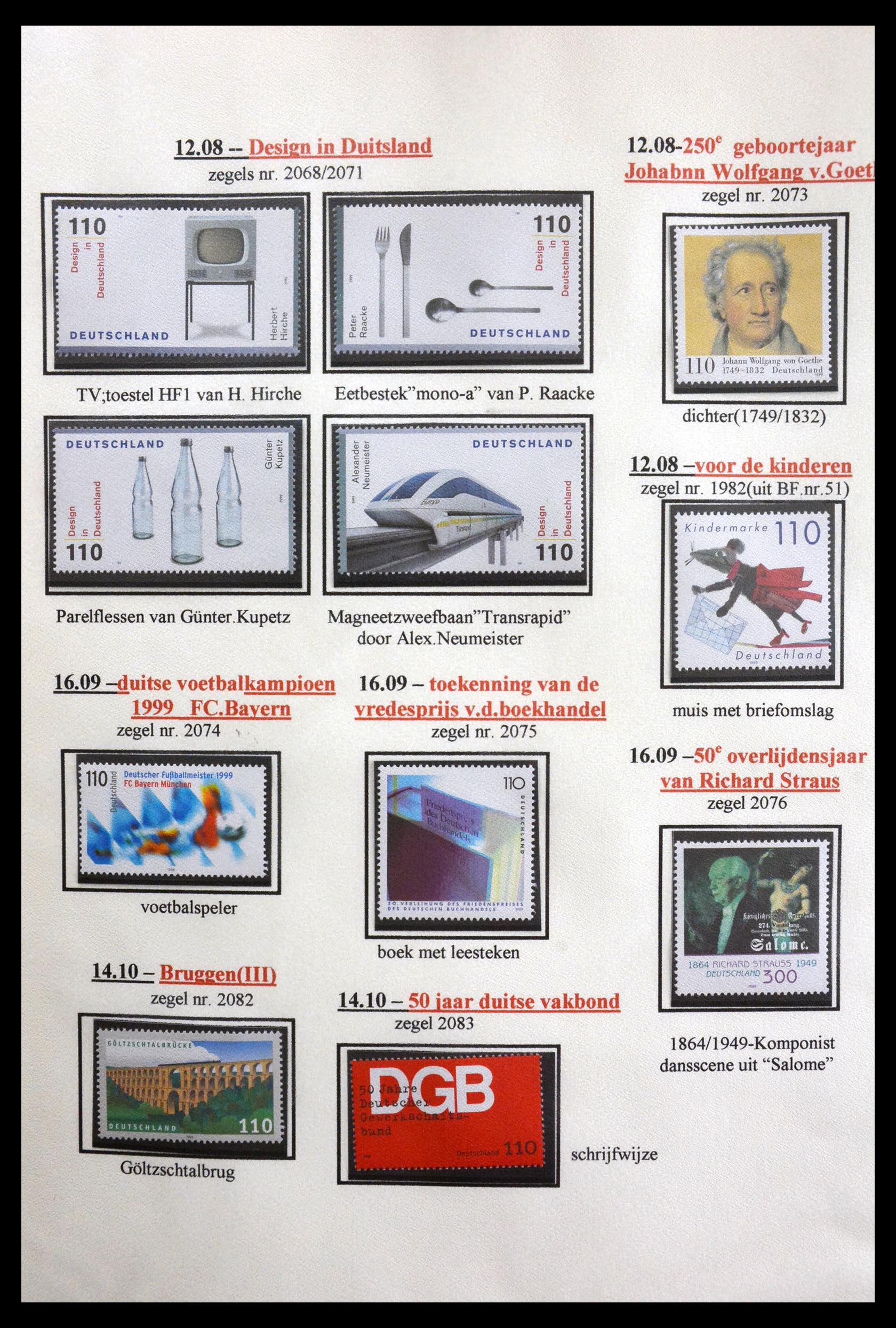 29715 183 - 29715 Bundespost 1949-2000.