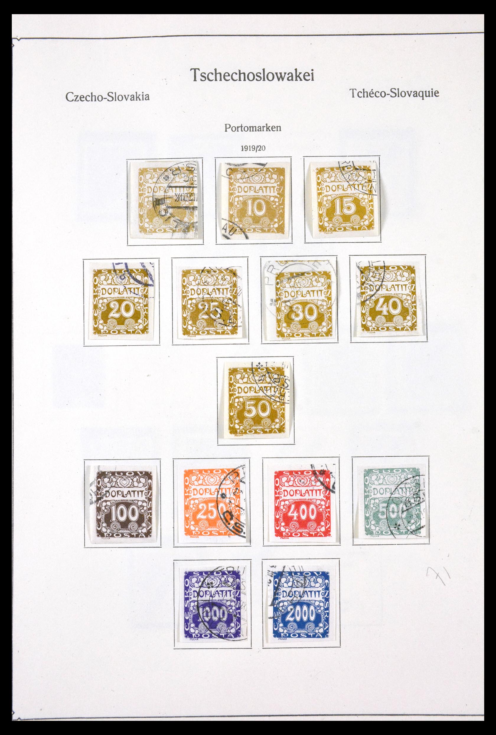 29716 015 - 29716 Czechoslovakia 1918-1974.