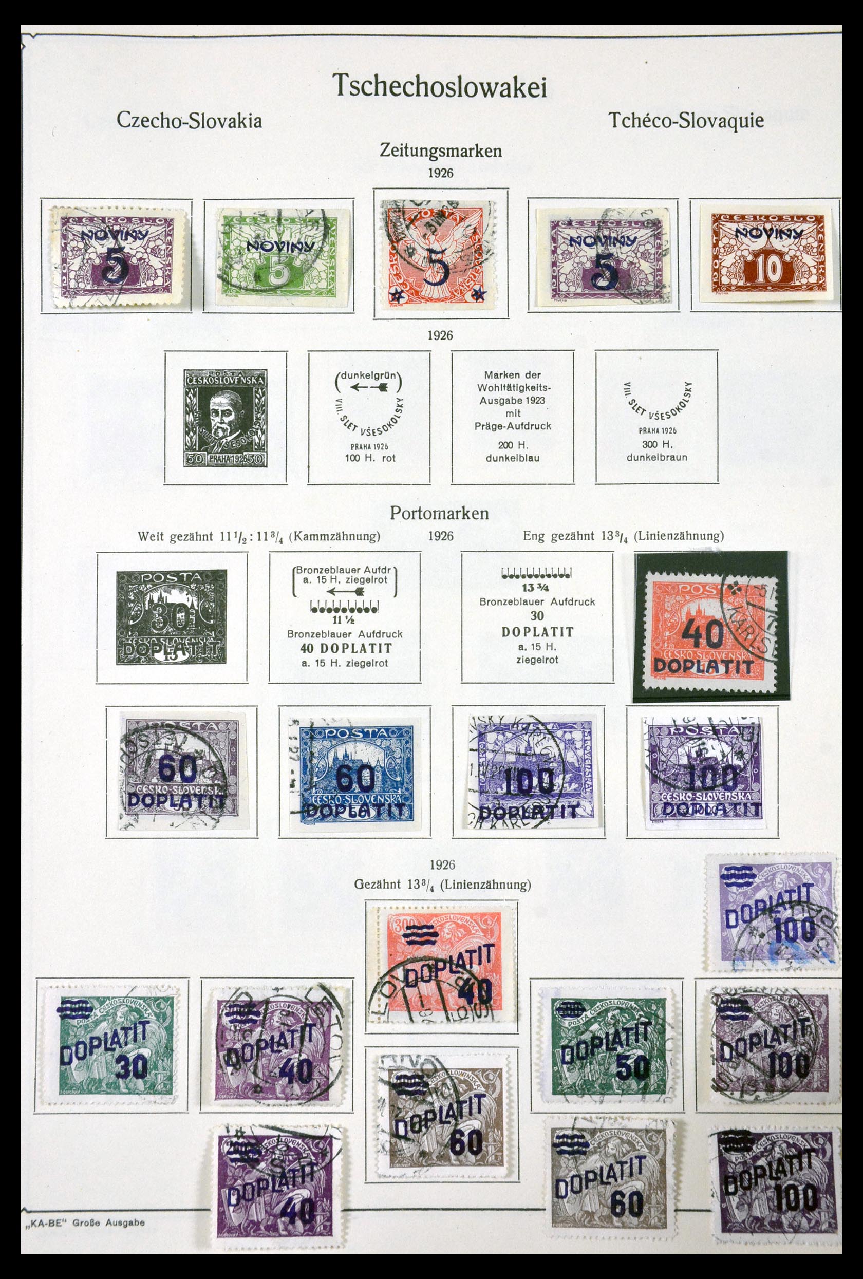 29716 030 - 29716 Czechoslovakia 1918-1974.