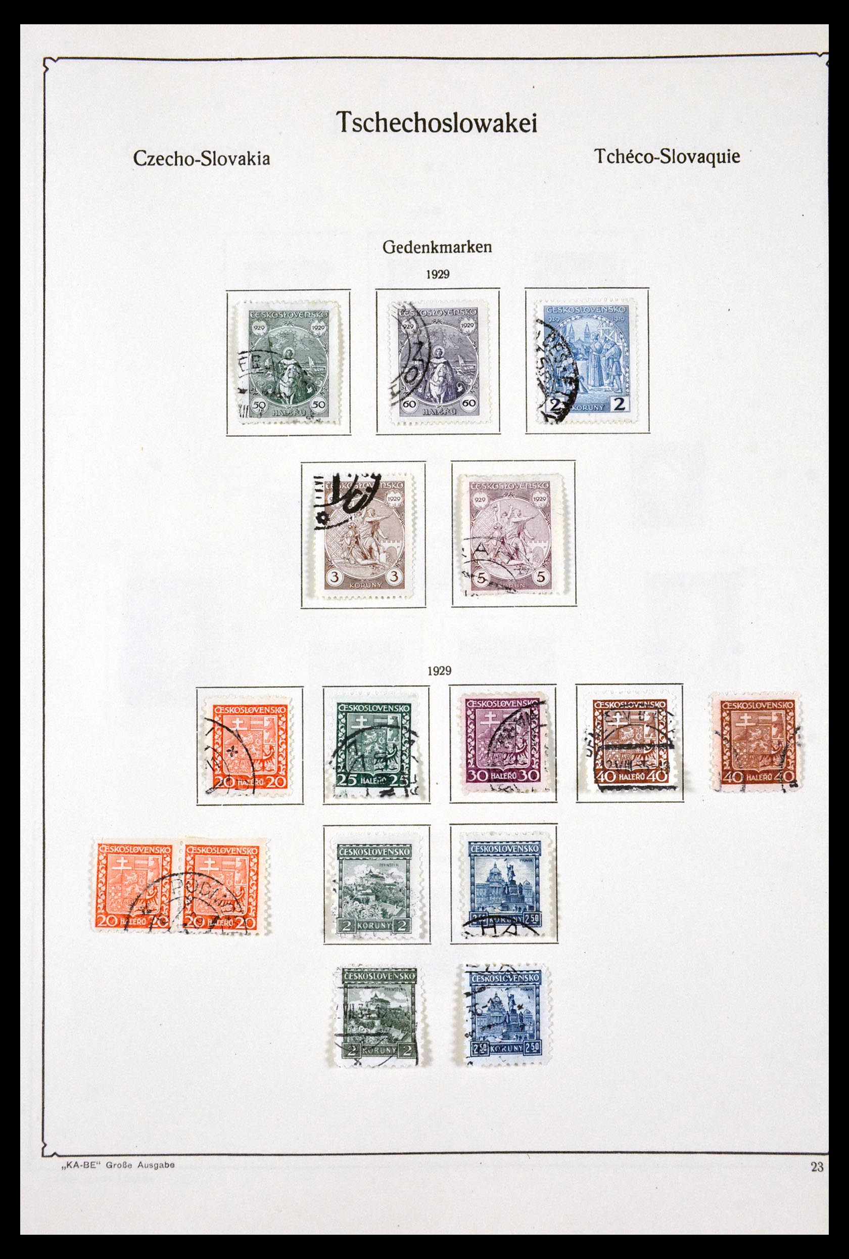 29716 035 - 29716 Czechoslovakia 1918-1974.