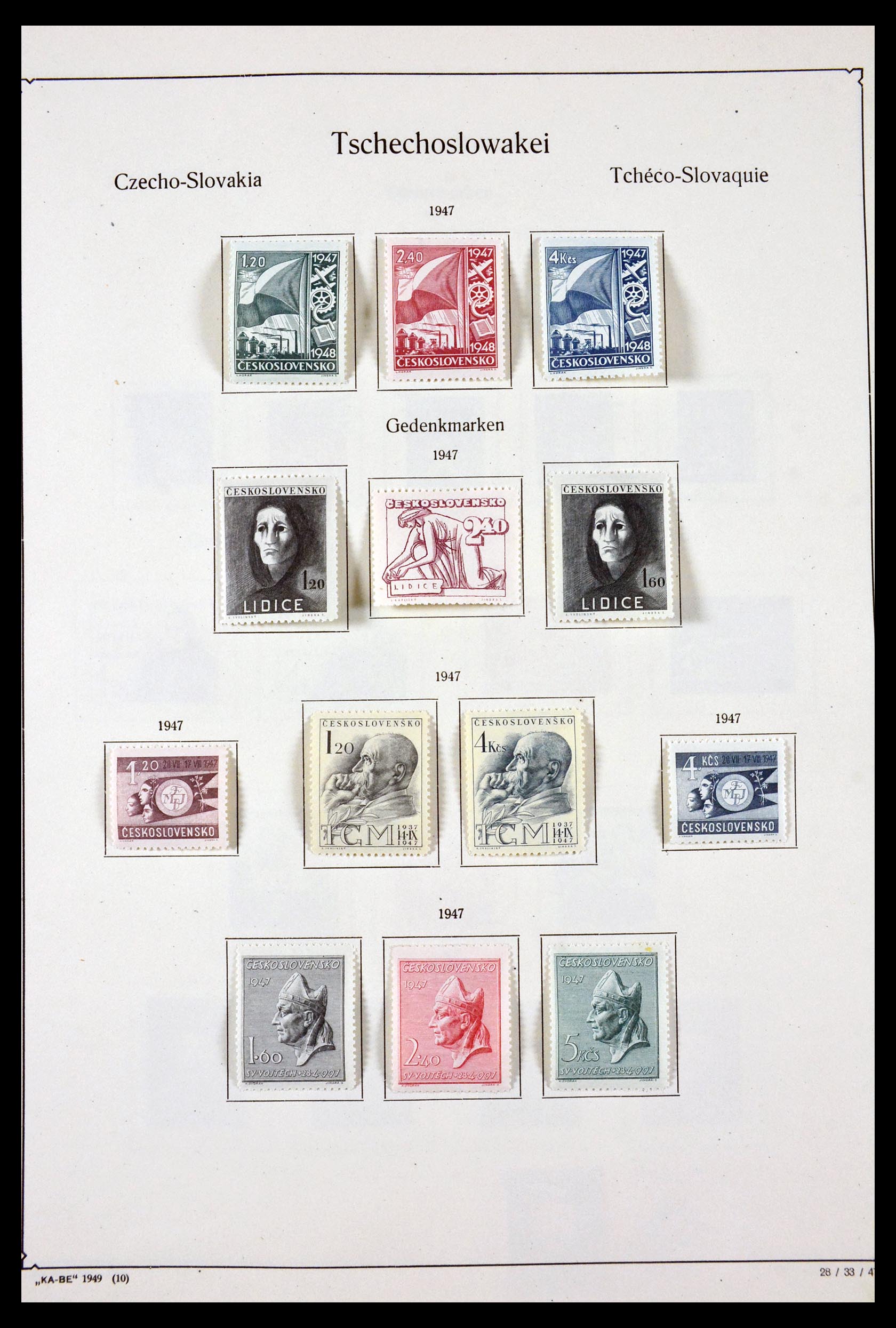 29716 067 - 29716 Czechoslovakia 1918-1974.