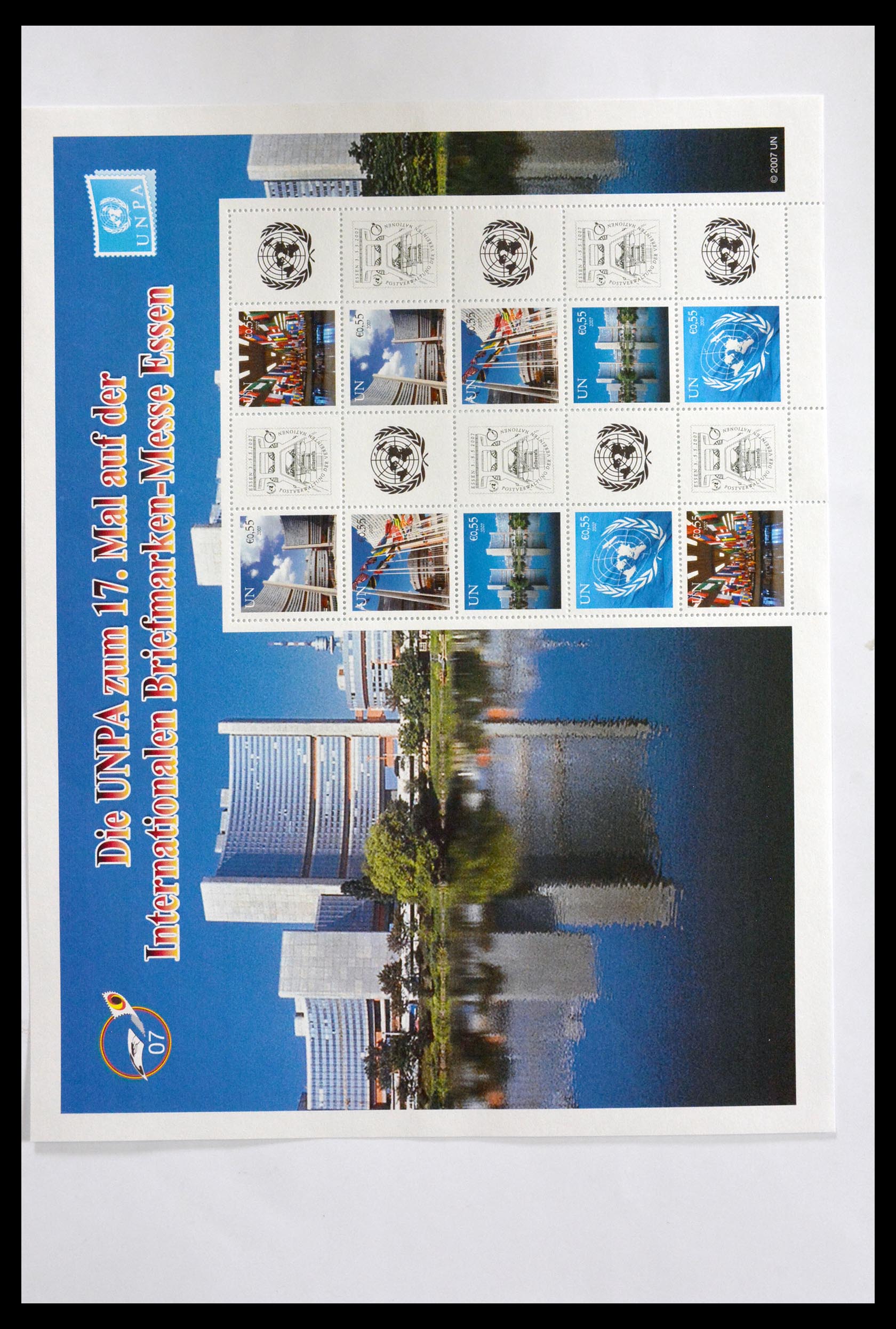 29721 014 - 29721 United Nations personalised sheets 2003-2010.