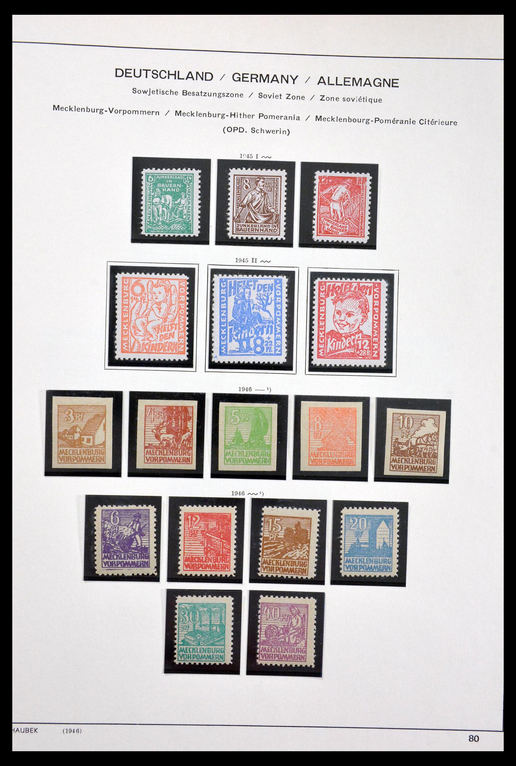 29731 026 - 29731 Local stamps Sovjetzone 1945-1949.