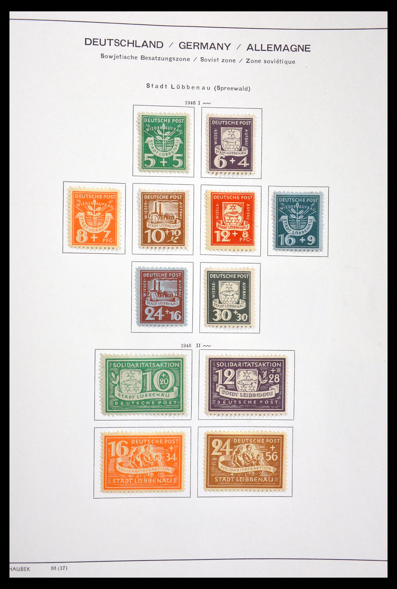 29731 041 - 29731 Local stamps Sovjetzone 1945-1949.