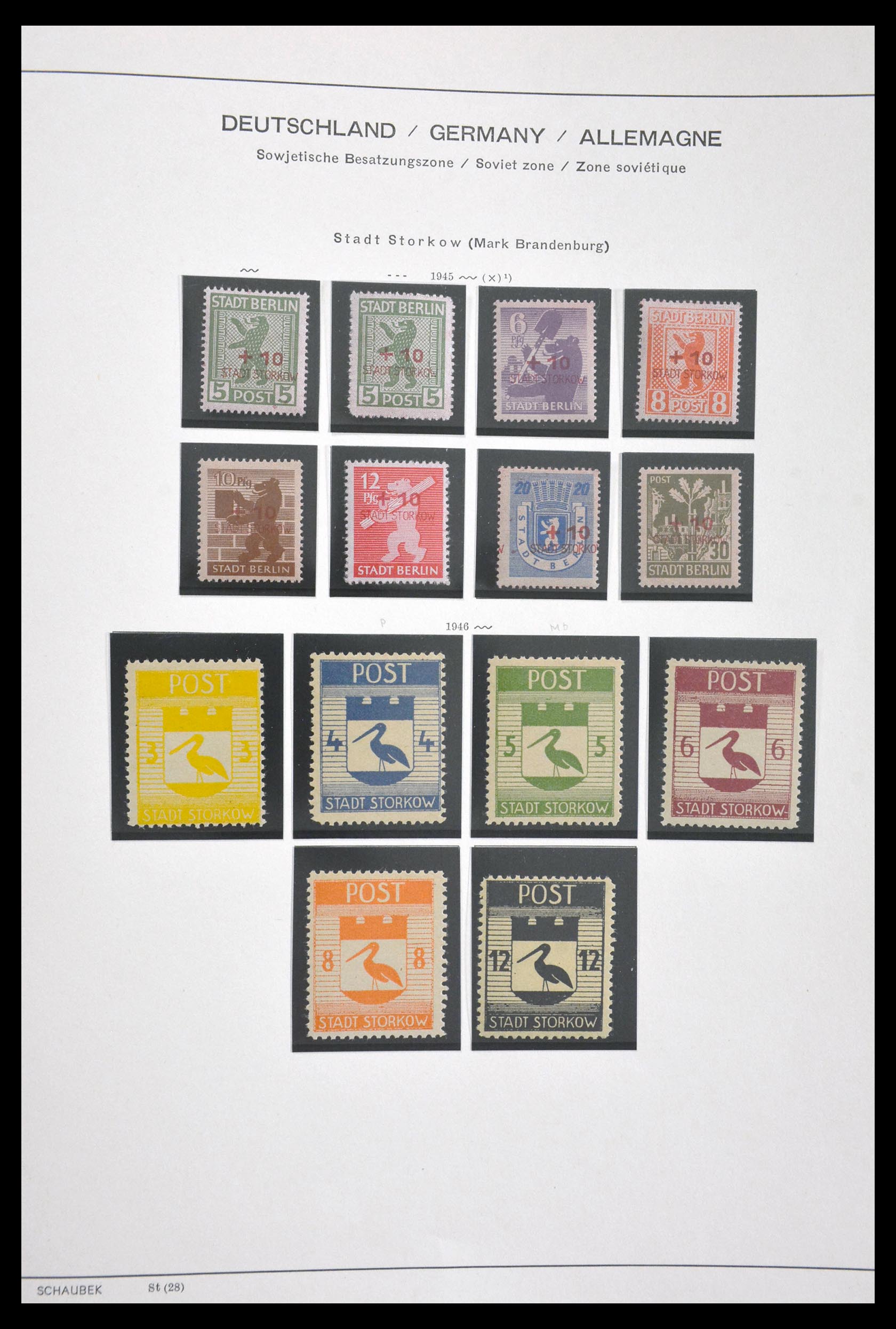 29731 049 - 29731 Local stamps Sovjetzone 1945-1949.