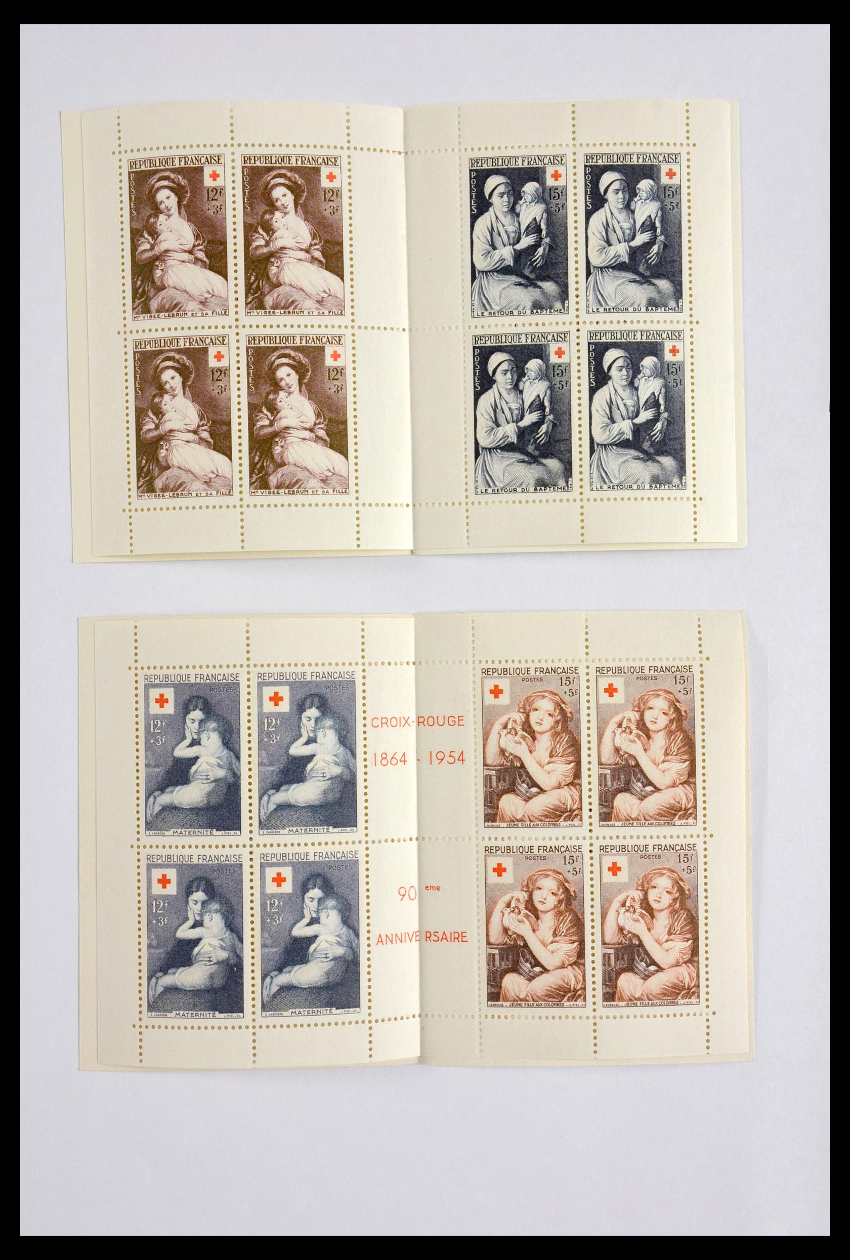 29737 004 - 29737 Frankrijk Rode Kruisboekjes 1952-1959.