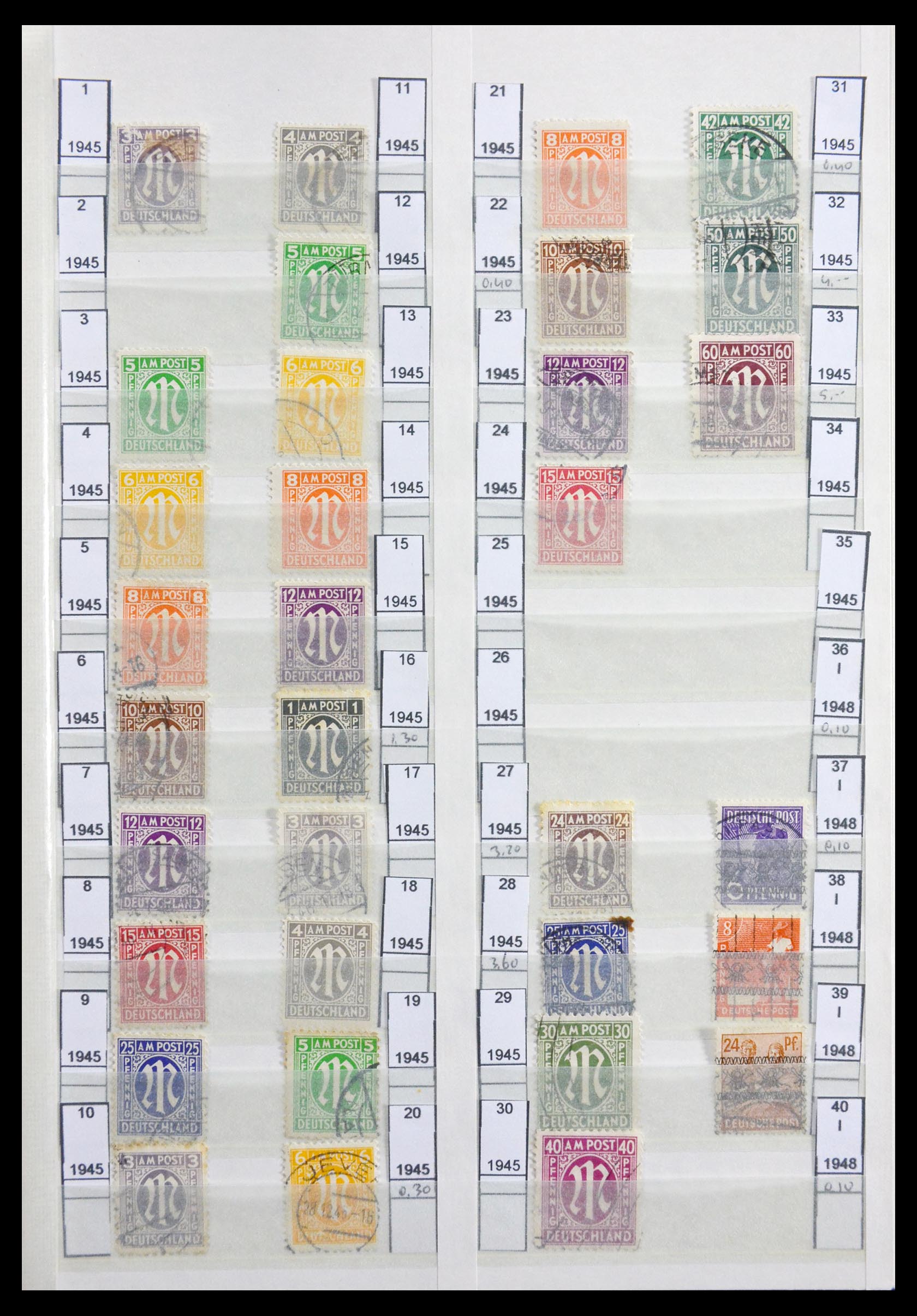 29741 001 - 29741 Bundespost 1949-1999.