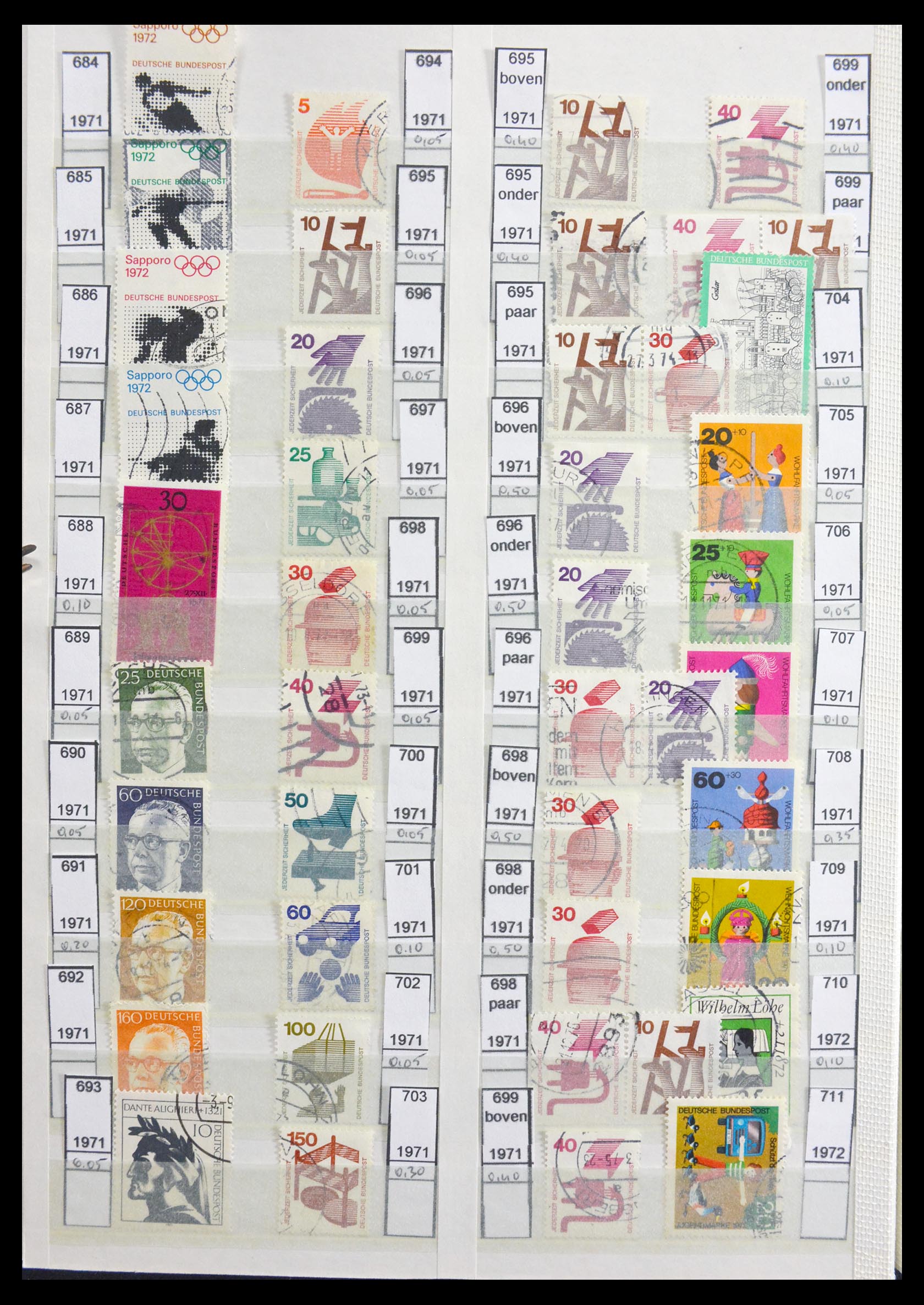 29741 020 - 29741 Bundespost 1949-1999.