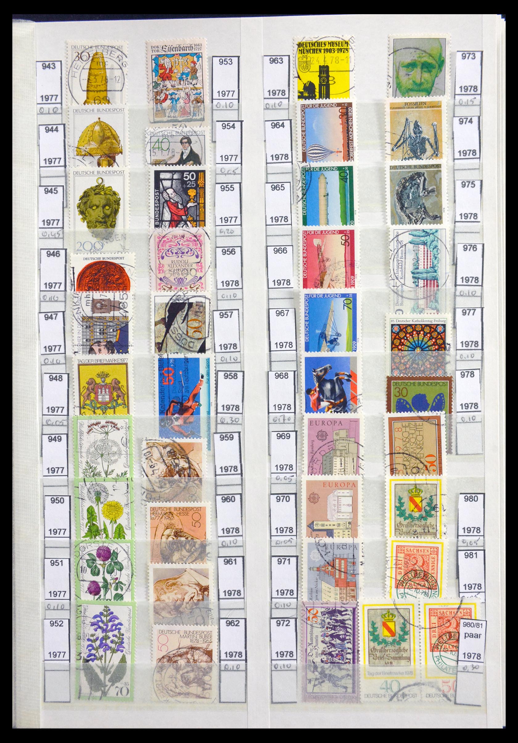 29741 027 - 29741 Bundespost 1949-1999.