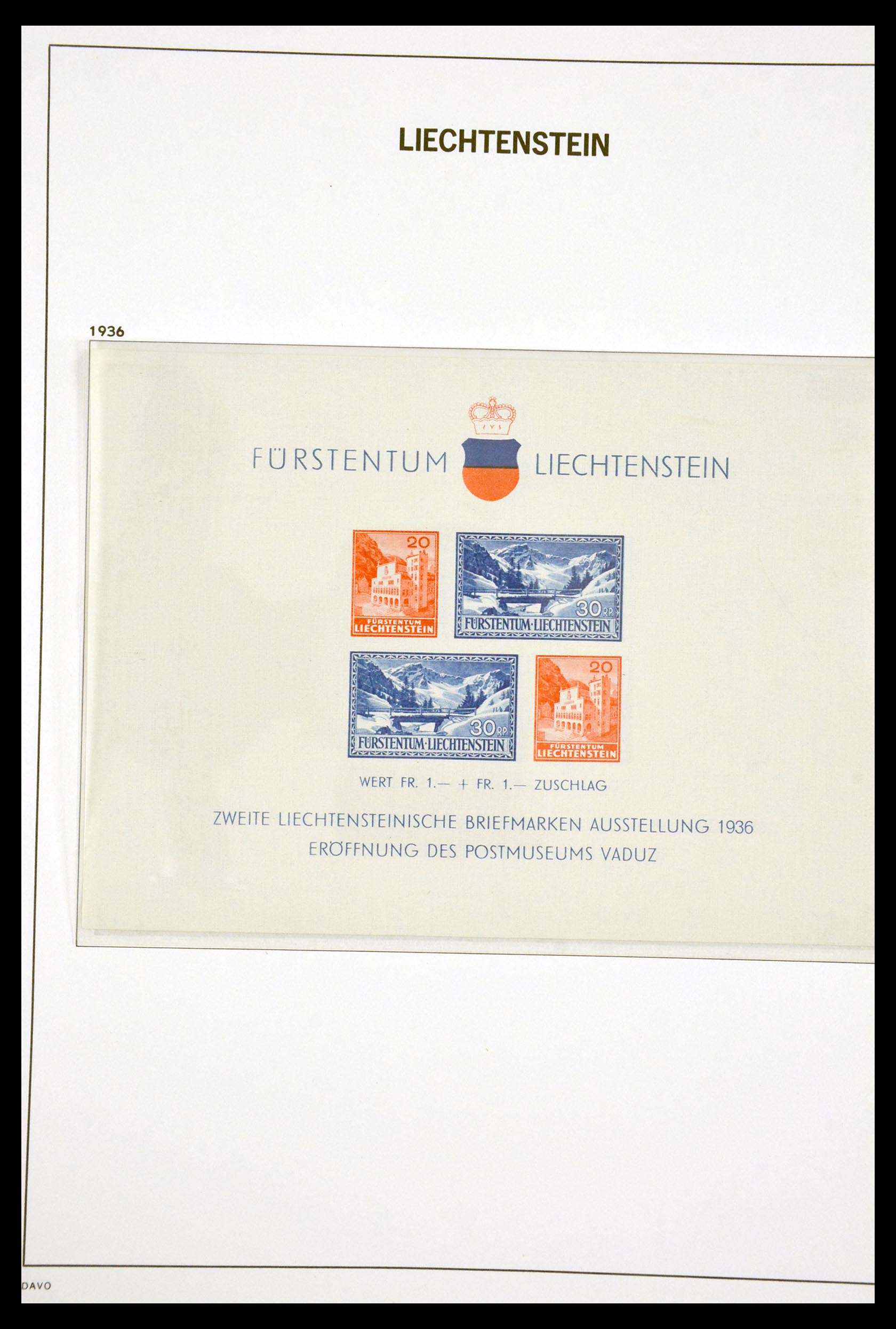 29750 041 - 29750 Liechtenstein 1912-2014.