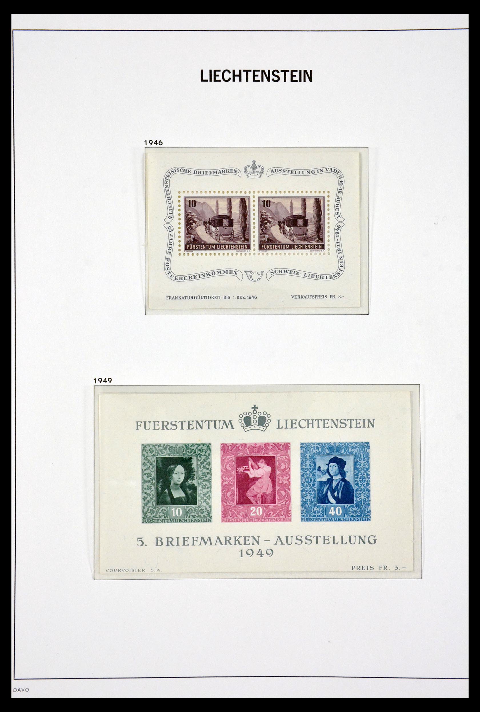 29750 043 - 29750 Liechtenstein 1912-2014.